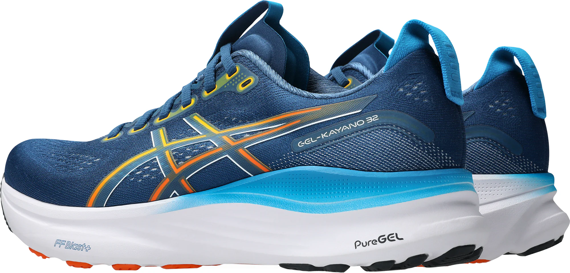 Asics Gel Kayano 32 Mens Running Shoes - Blue - Image 5