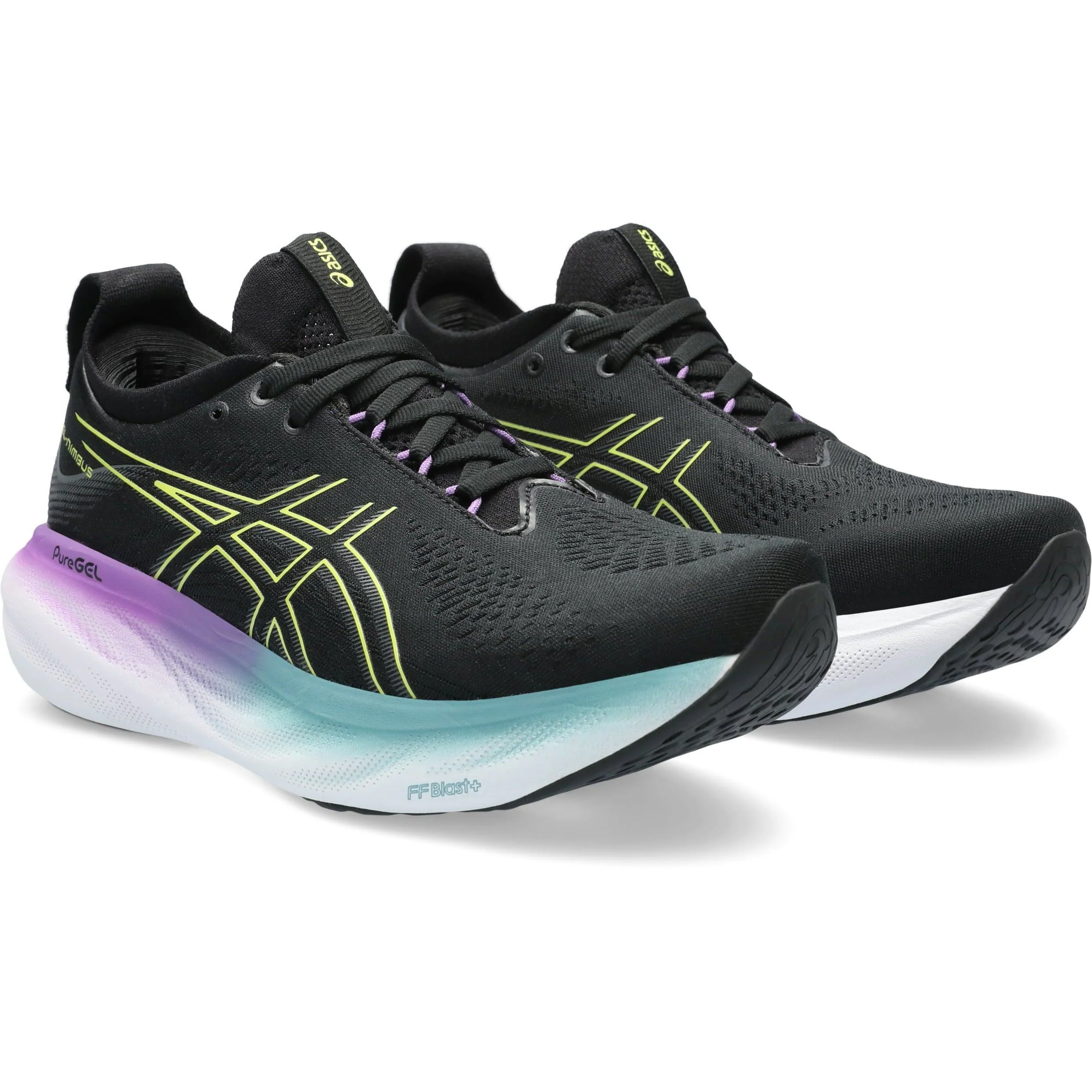 Asics Gel Nimbus 25 Womens Running Shoes - Black - Image 6