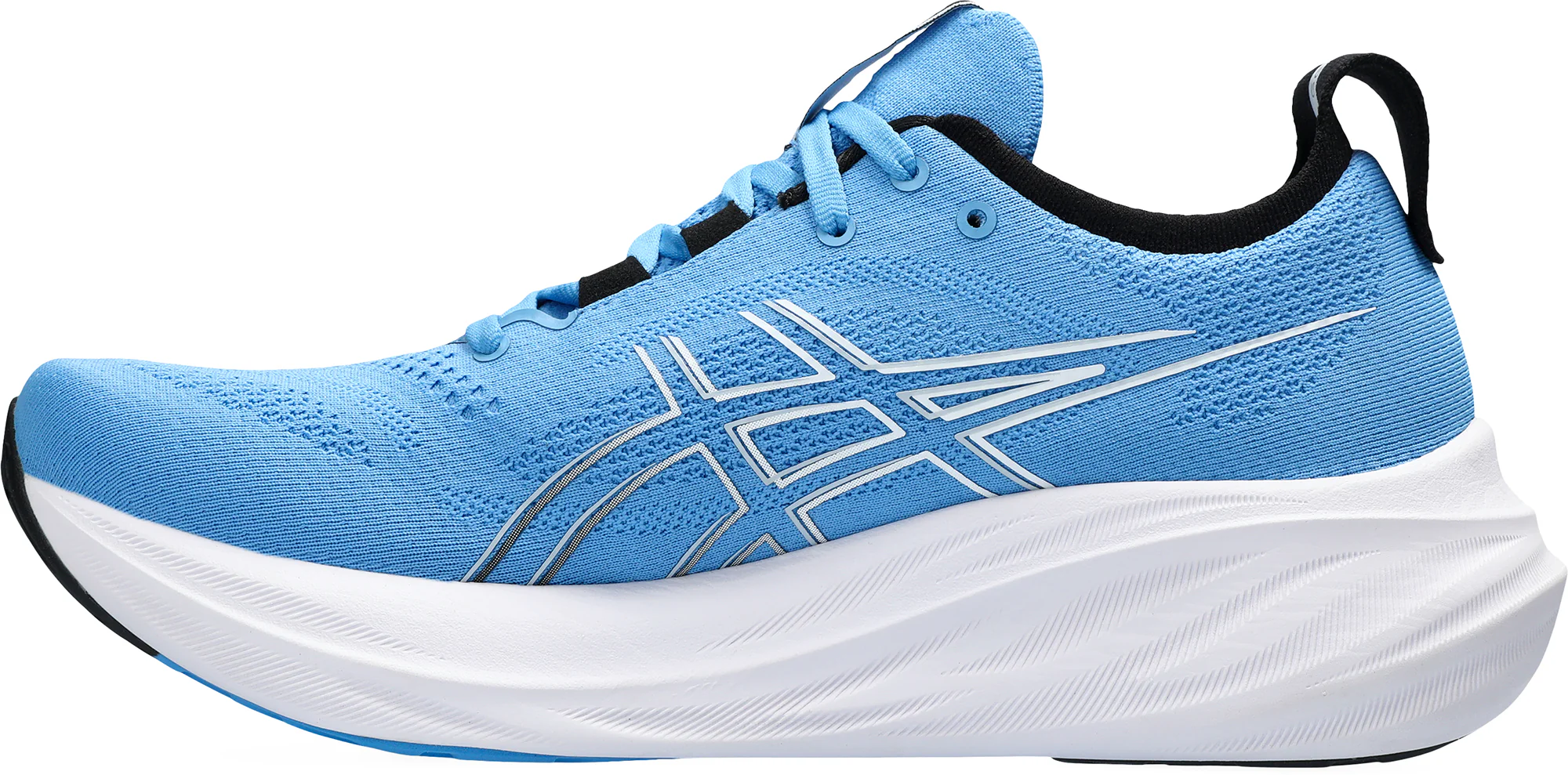 Asics Gel Nimbus 26 Mens Running Shoes - Blue - Image 3