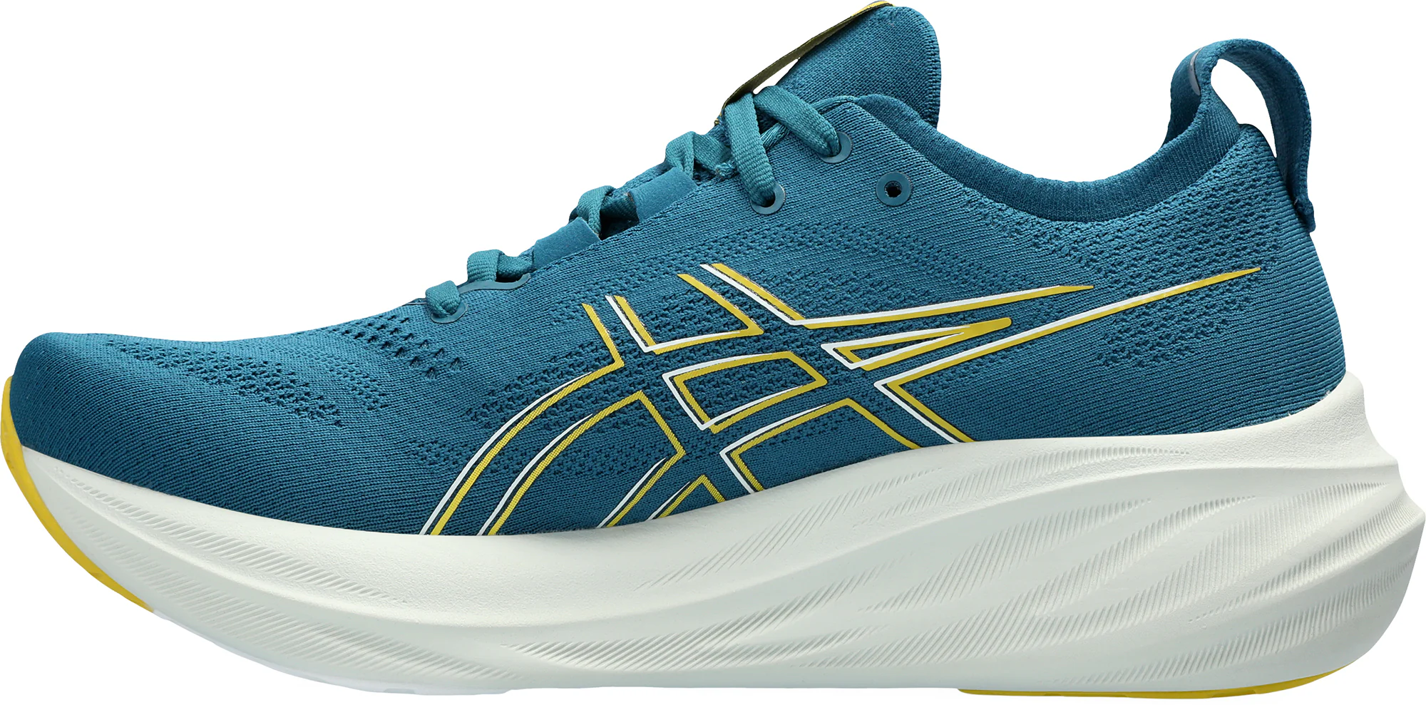 Asics Gel Nimbus 26 Mens Running Shoes - Green - Image 3