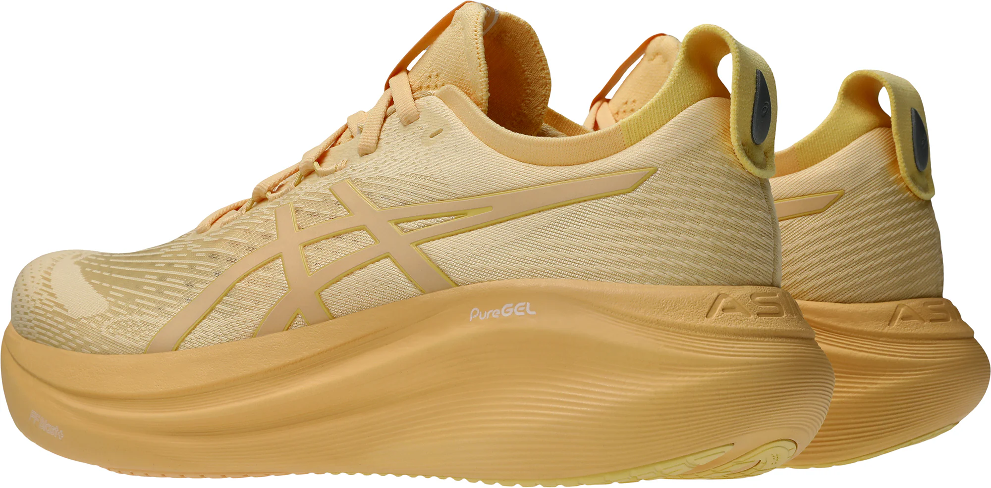 Asics Gel Nimbus 27 Lite-Show Mens Running Shoes - Orange - Image 5