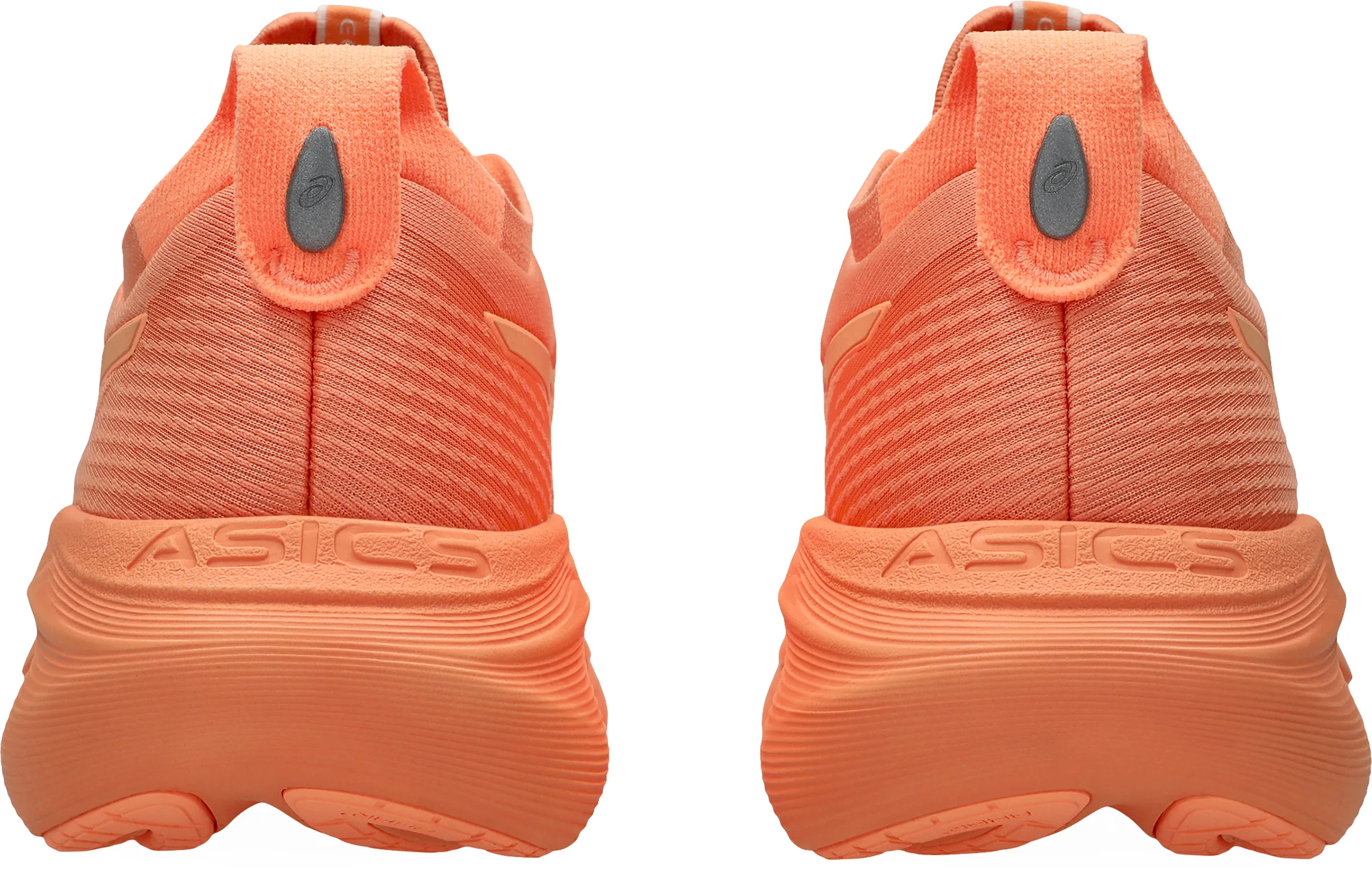 Asics Gel Nimbus 27 Lite-Show Womens Running Shoes - Orange - Image 7