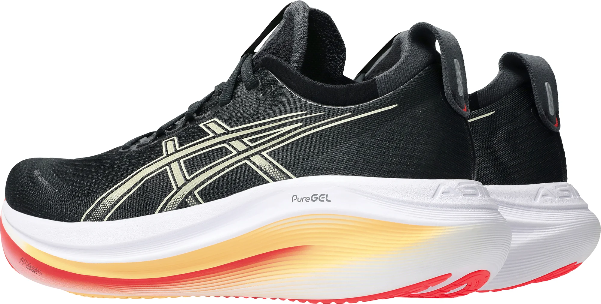 Asics Gel Nimbus 27 Mens Running Shoes - Black - Image 5