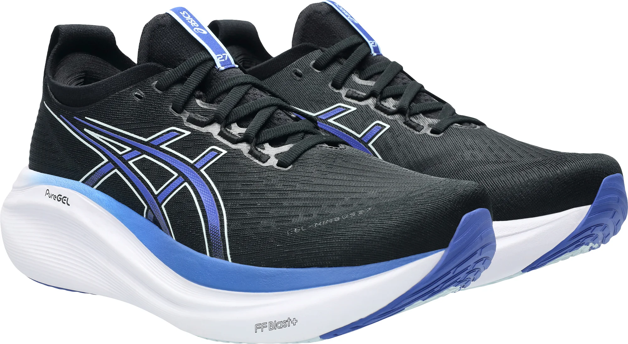 Asics Gel Nimbus 27 Mens Running Shoes - Black - Image 6