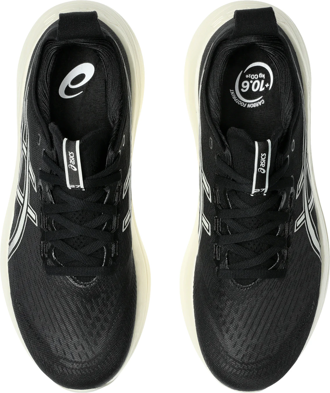 Asics Gel Nimbus 27 Mens Running Shoes - Black - Image 4