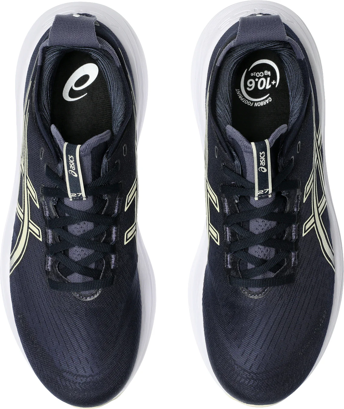 Asics Gel Nimbus 27 Mens Running Shoes - Blue - Image 4