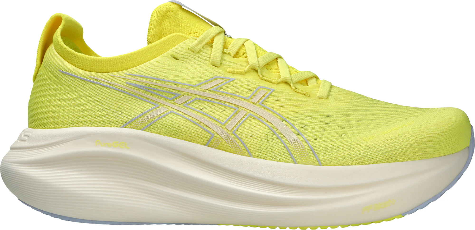 Asics Gel Nimbus 27 Mens Running Shoes - Yellow