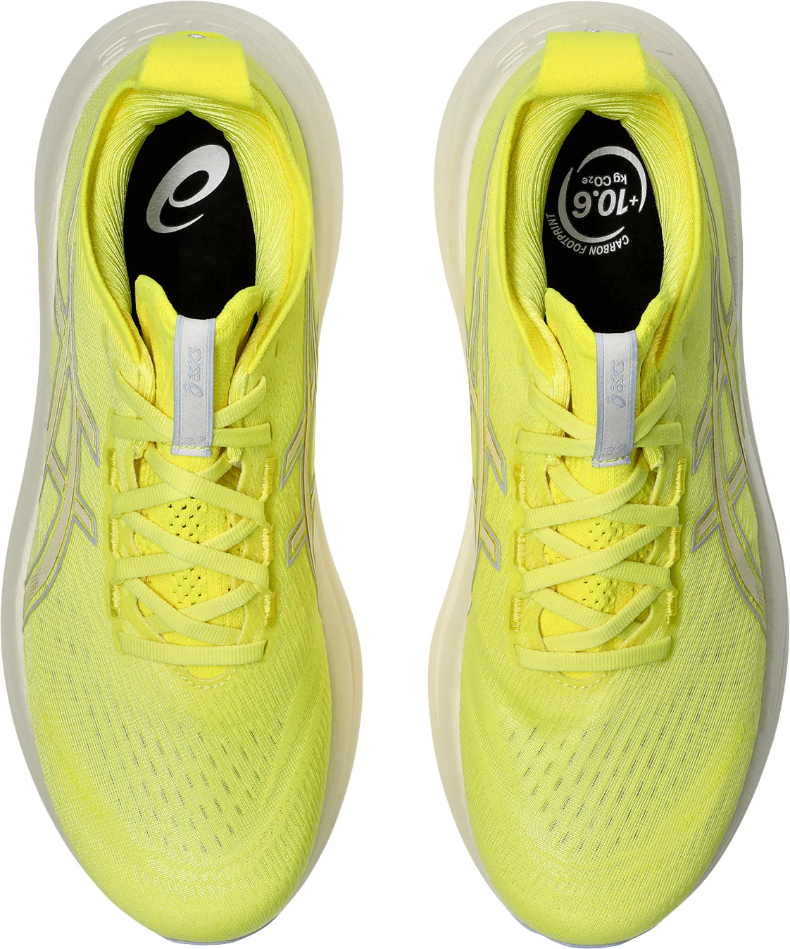 Asics Gel Nimbus 27 Mens Running Shoes - Yellow - Image 4