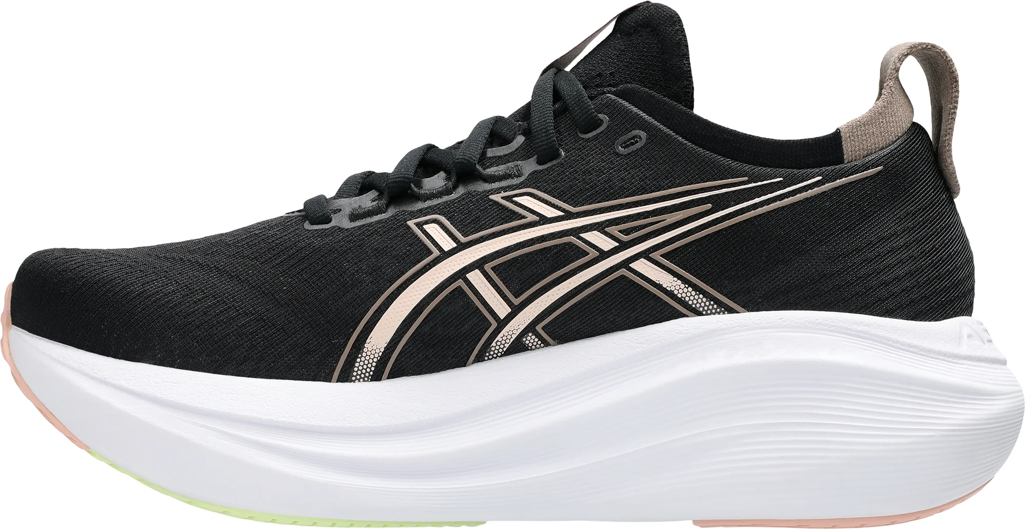 Asics Gel Nimbus 27 Womens Running Shoes - Black - Image 3