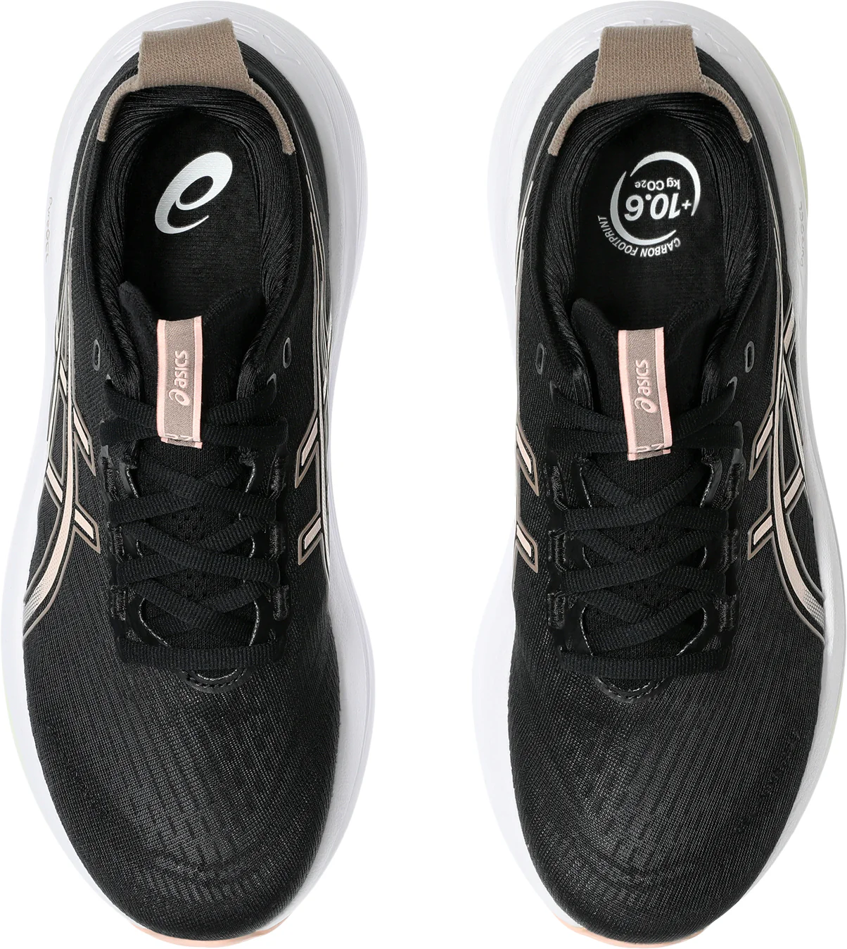 Asics Gel Nimbus 27 Womens Running Shoes - Black - Image 4