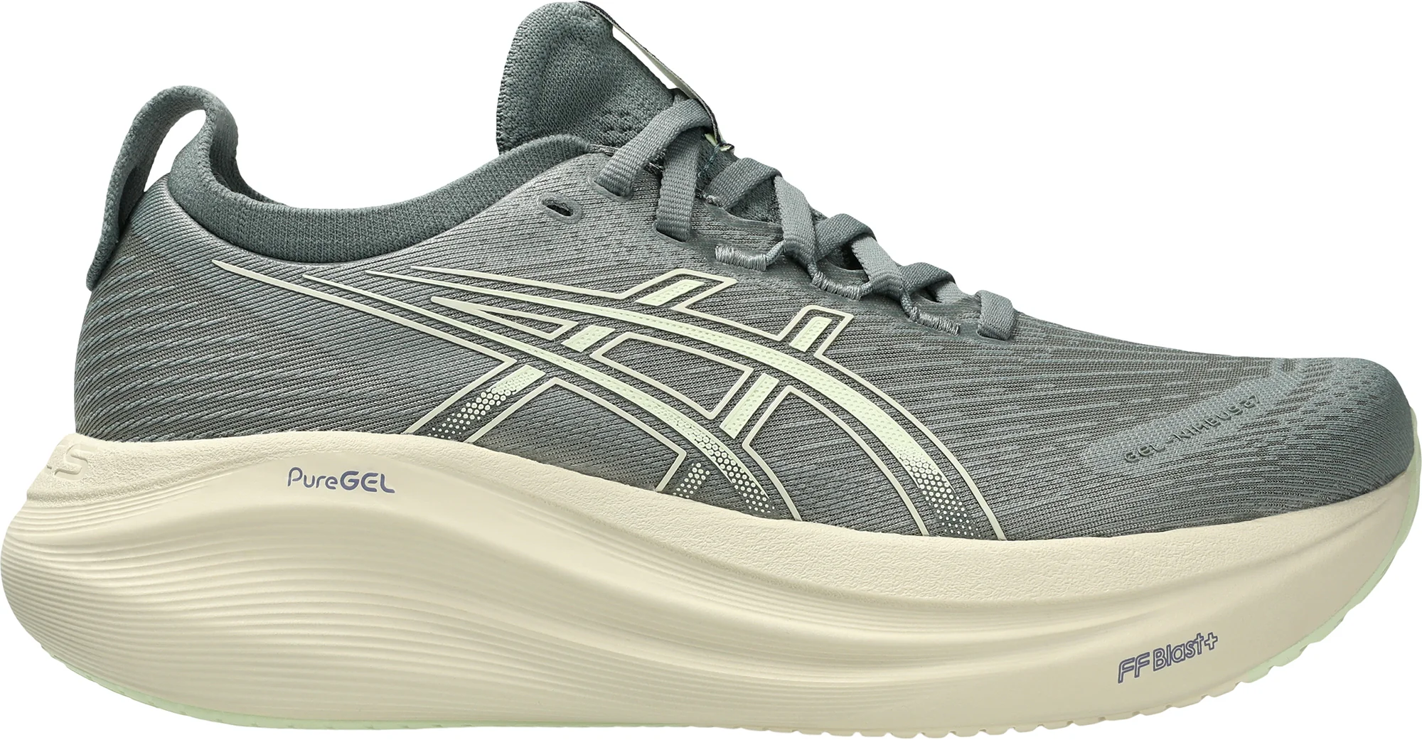 Asics Gel Nimbus 27 Womens Running Shoes - Grey