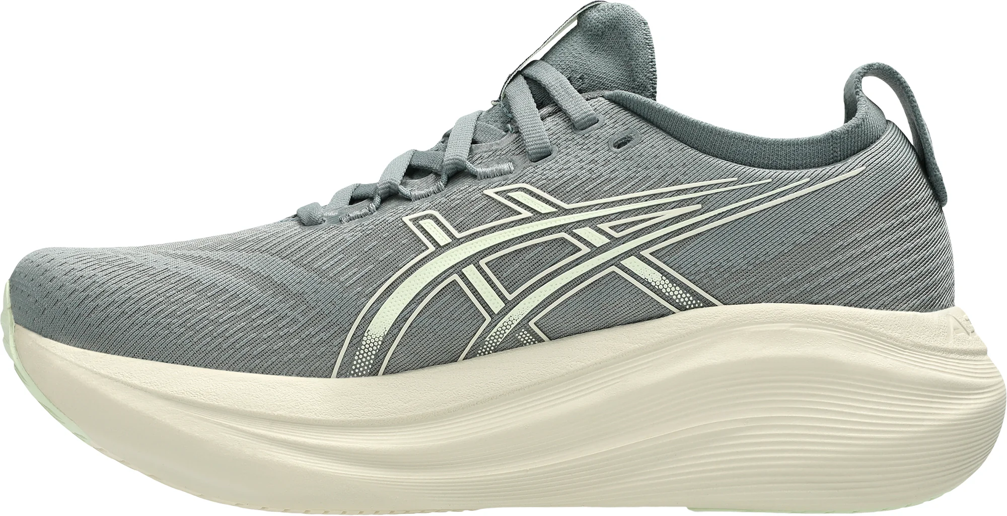 Asics Gel Nimbus 27 Womens Running Shoes - Grey - Image 3