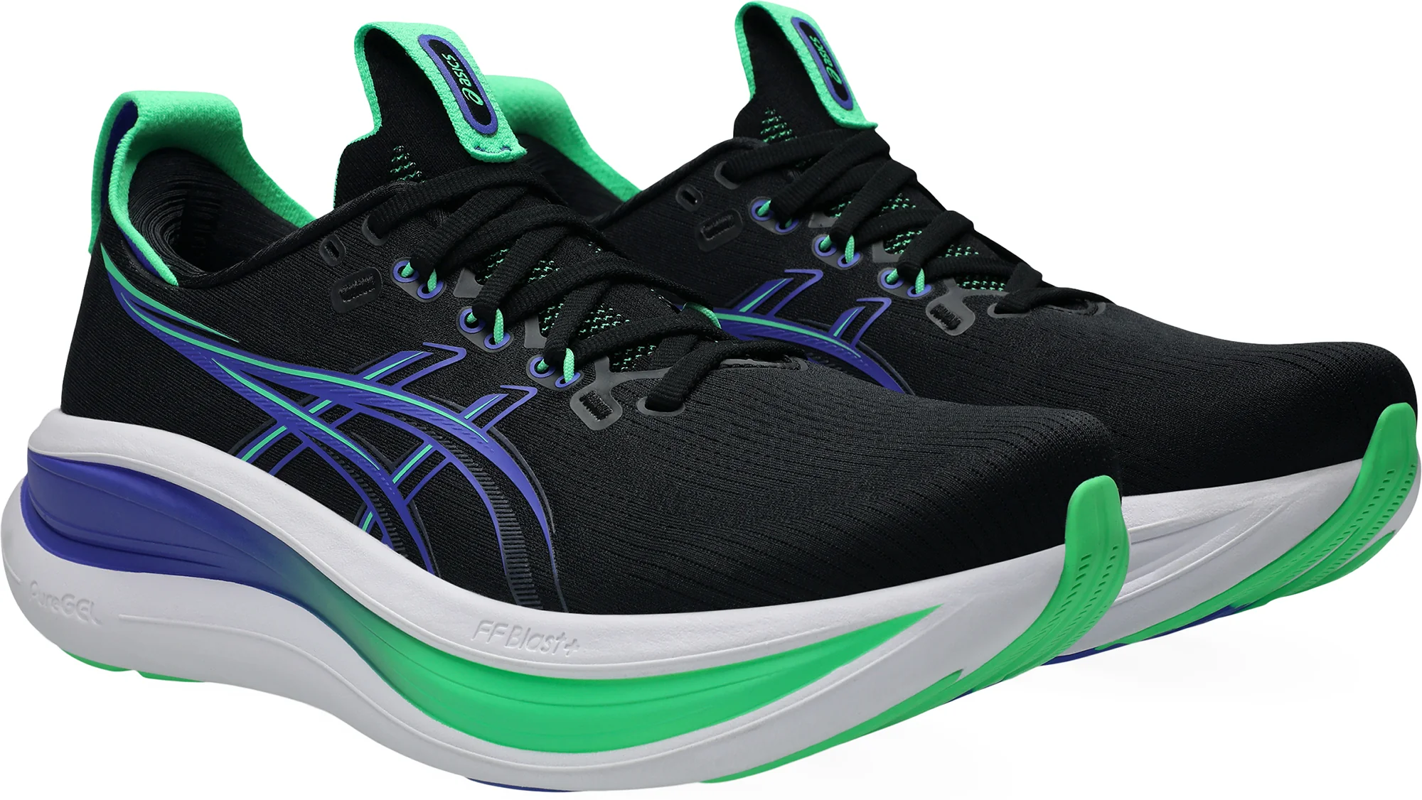 Asics Gel Nimbus 28 Mens Running Shoes - Black - Image 6