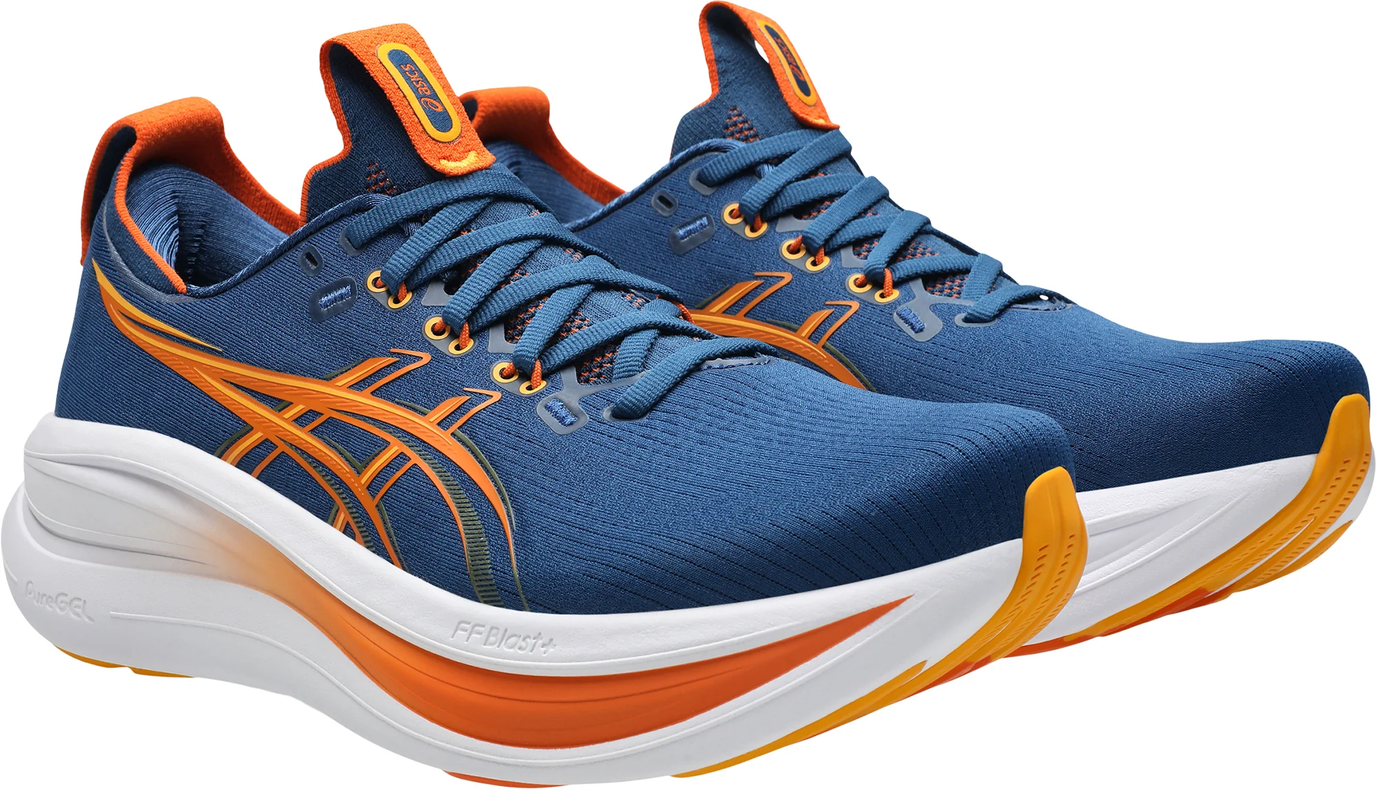 Asics Gel Nimbus 28 Mens Running Shoes - Blue - Image 6