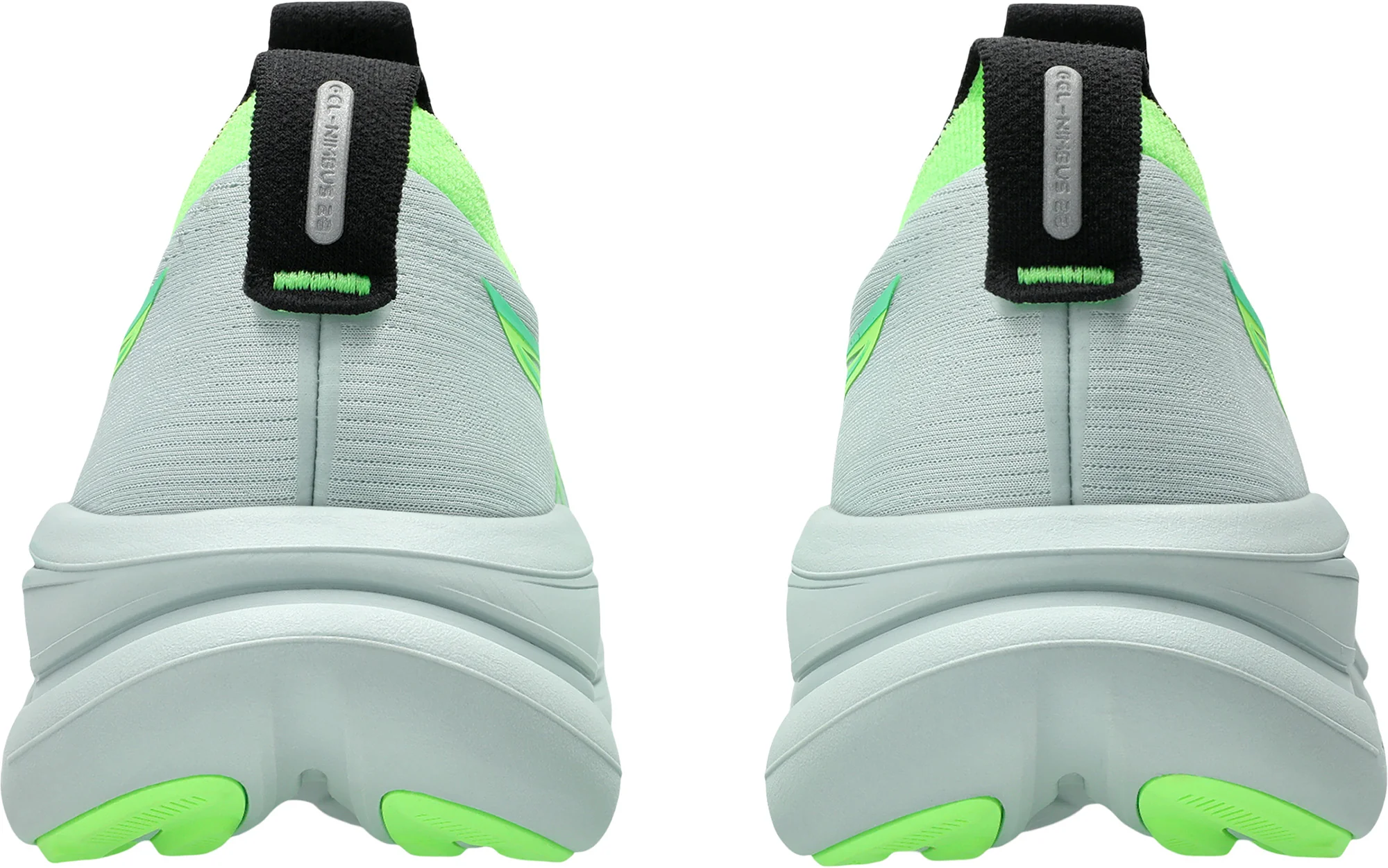 Asics Gel Nimbus 28 Mens Running Shoes - Green - Image 7