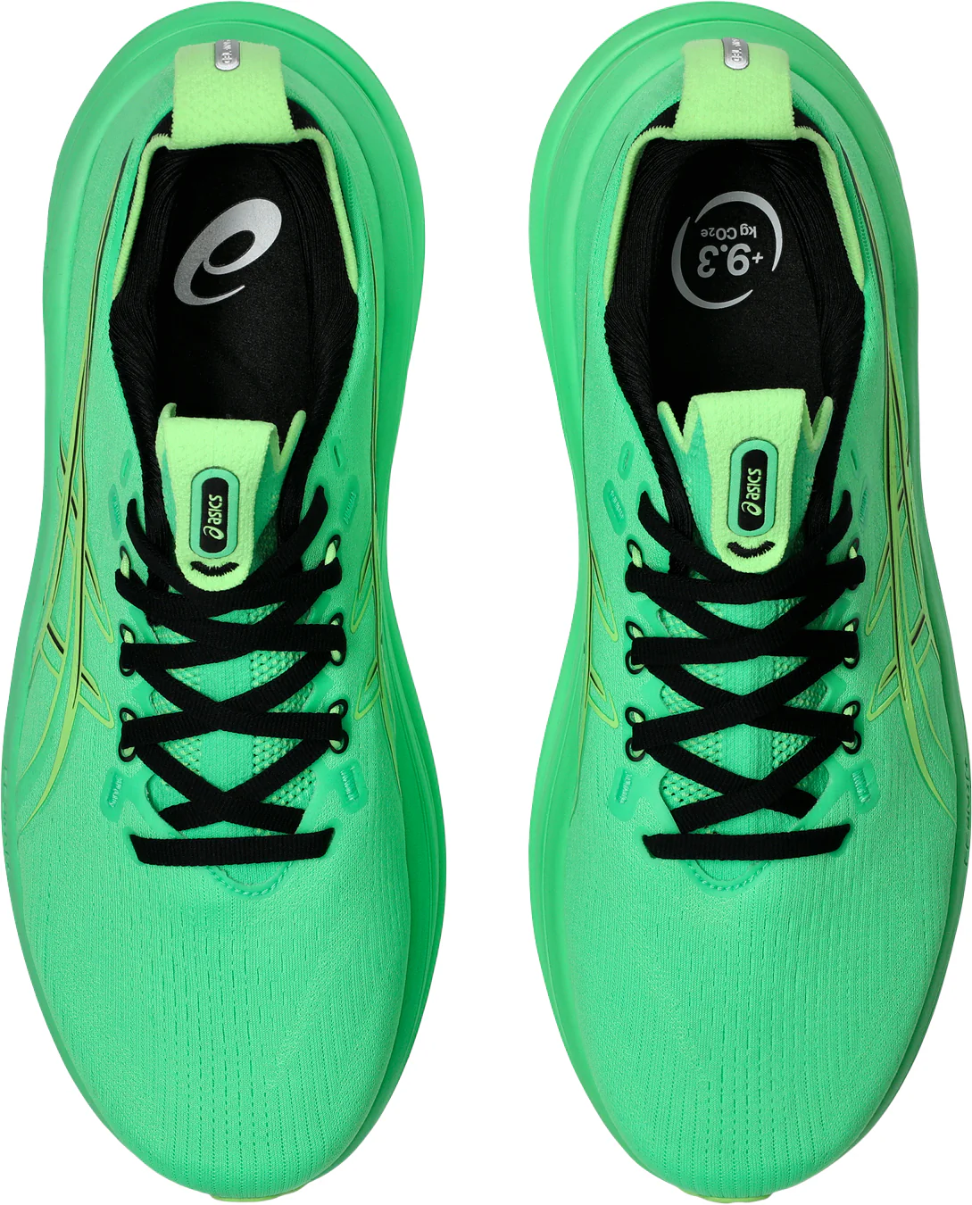 Asics Gel Nimbus 28 Mens Running Shoes - Green - Image 4
