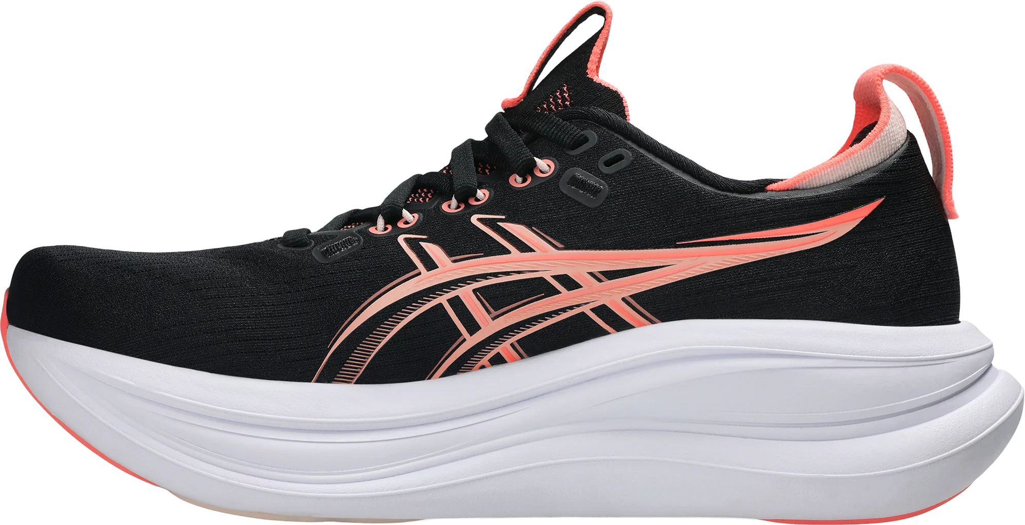 Asics Gel Nimbus 28 Womens Running Shoes - Black - Image 3