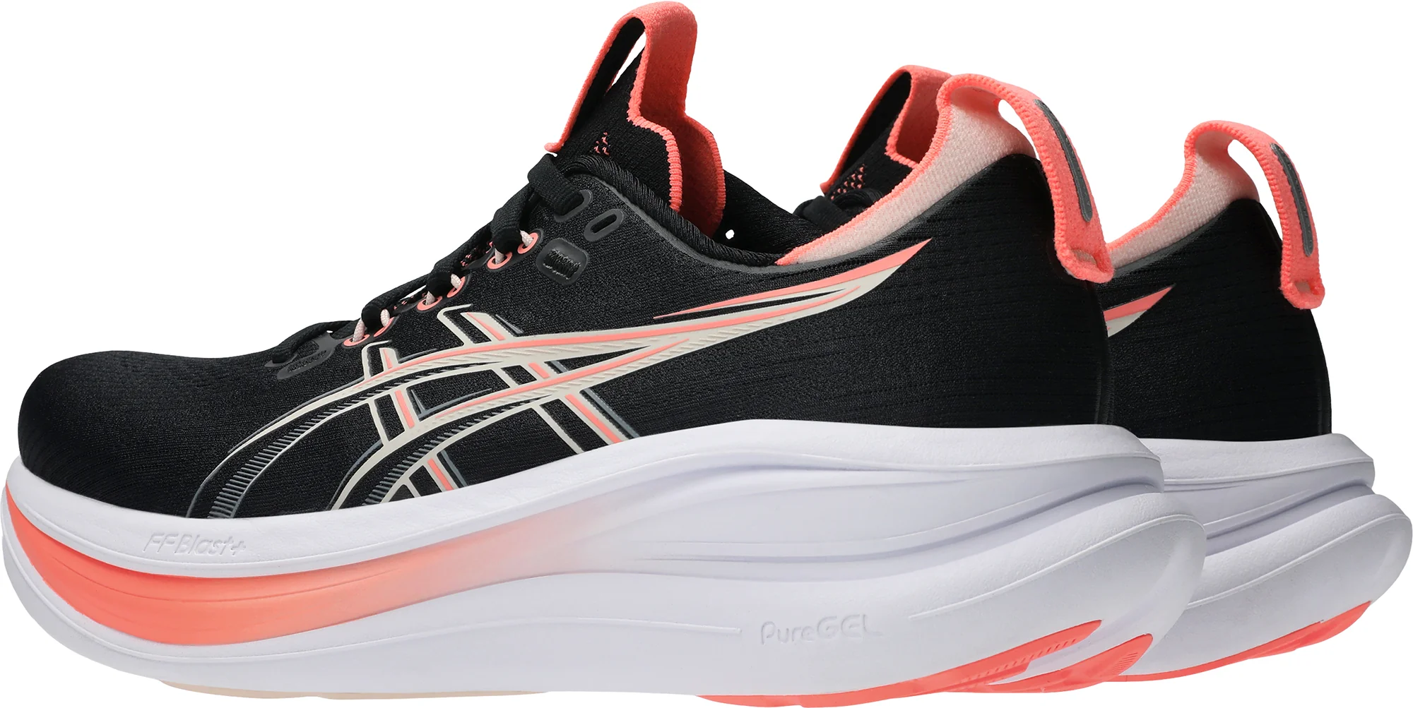 Asics Gel Nimbus 28 Womens Running Shoes - Black - Image 5