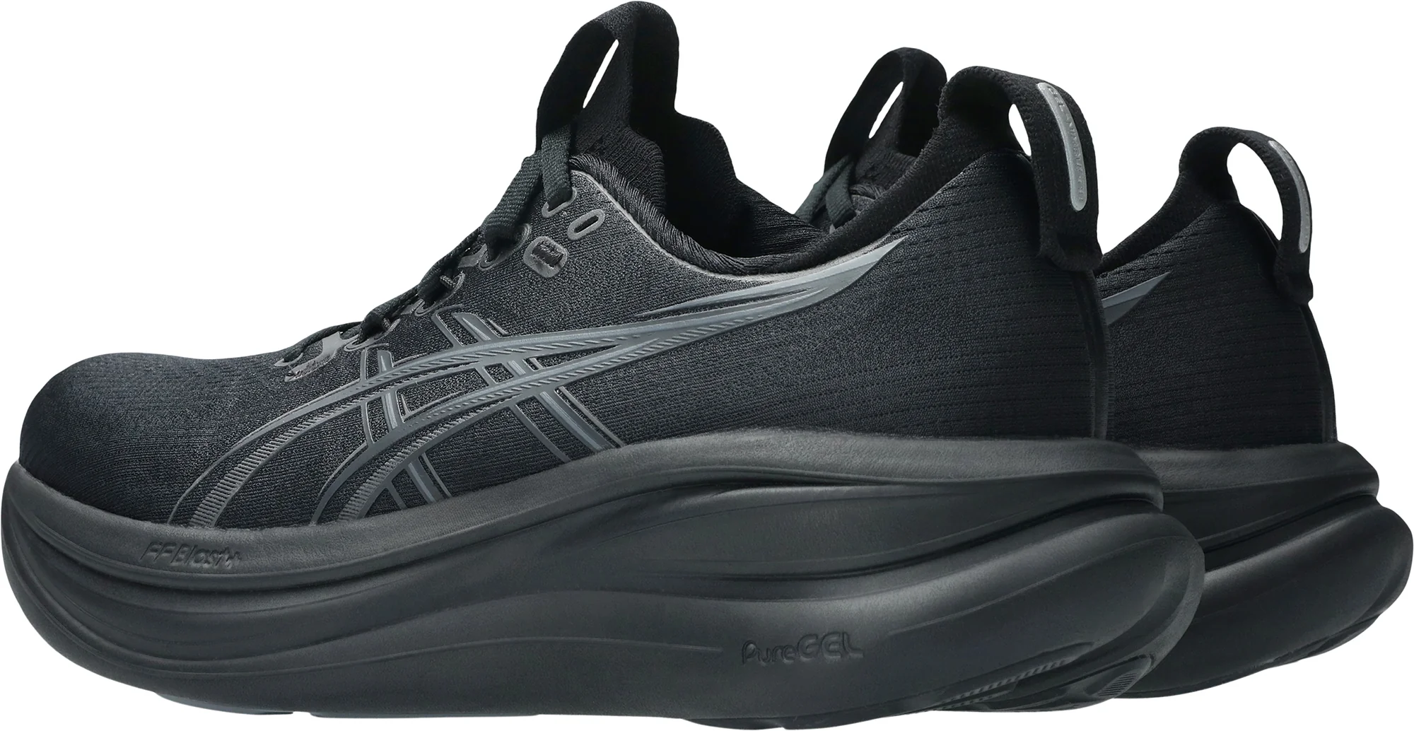 Asics Gel Nimbus 28 Womens Running Shoes - Black - Image 5