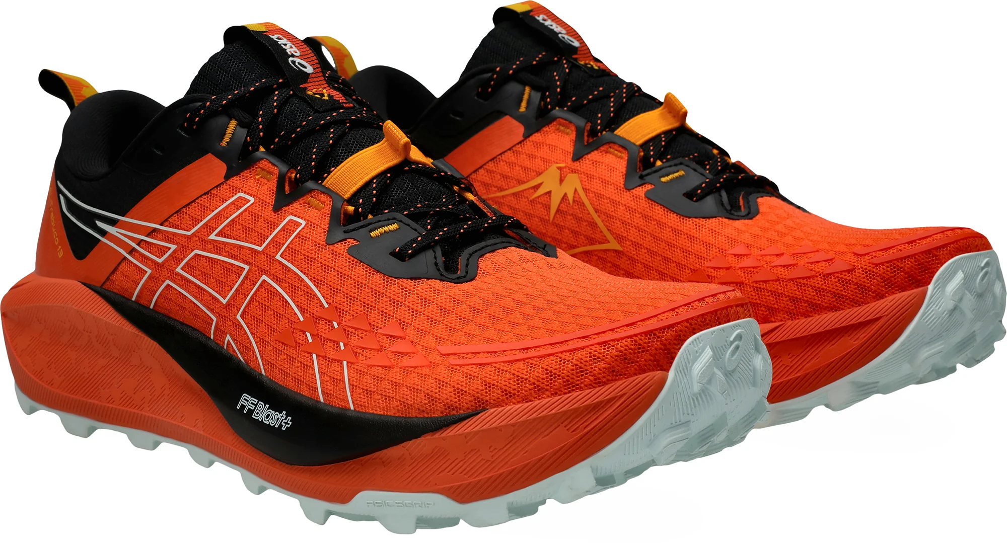 Asics Gel Trabuco 13 Mens Running Shoes - Orange - Image 6