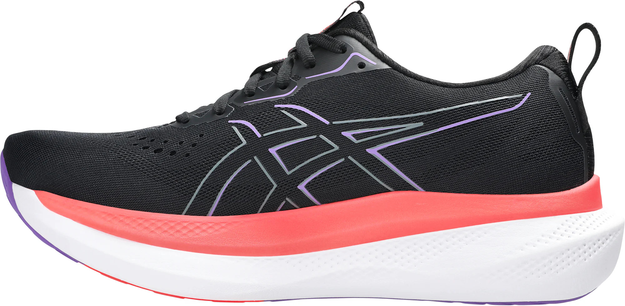 Asics Glideride Max Mens Running Shoes - Black - Image 3