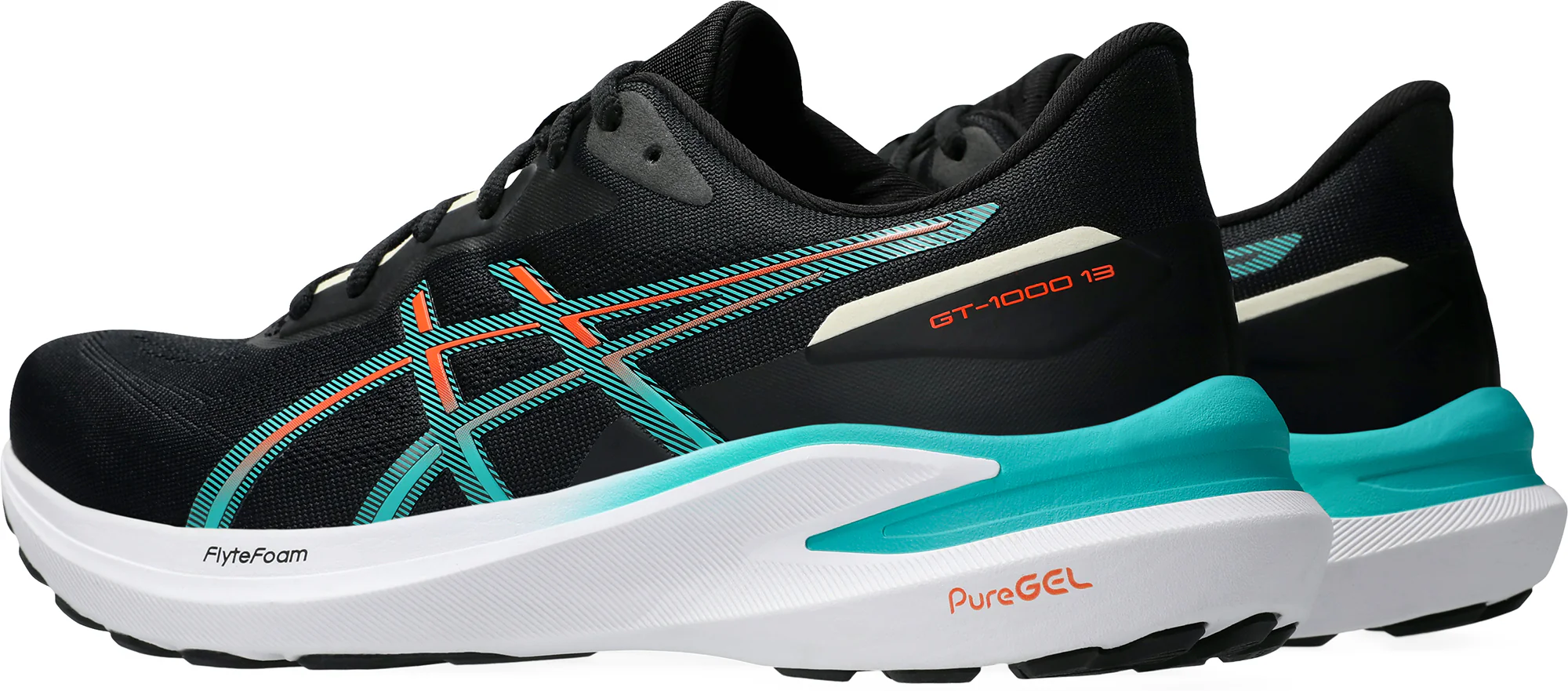Asics GT 1000 13 Mens Running Shoes - Black - Image 5