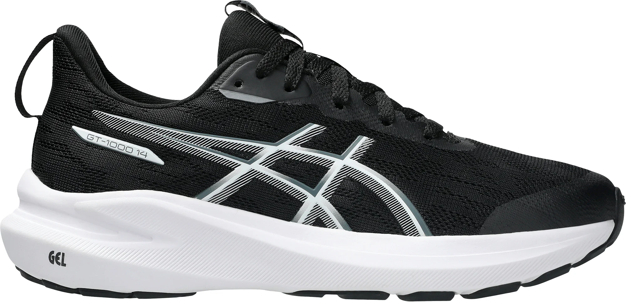 Asics GT 1000 14 GS Junior Running Shoes - Black