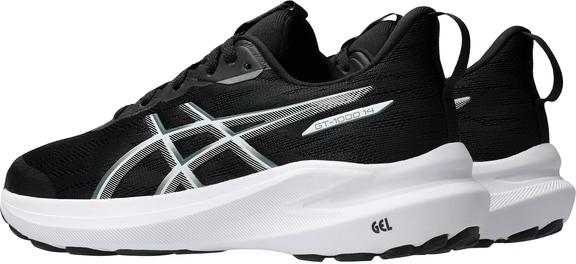 Asics GT 1000 14 GS Junior Running Shoes - Black - Image 5