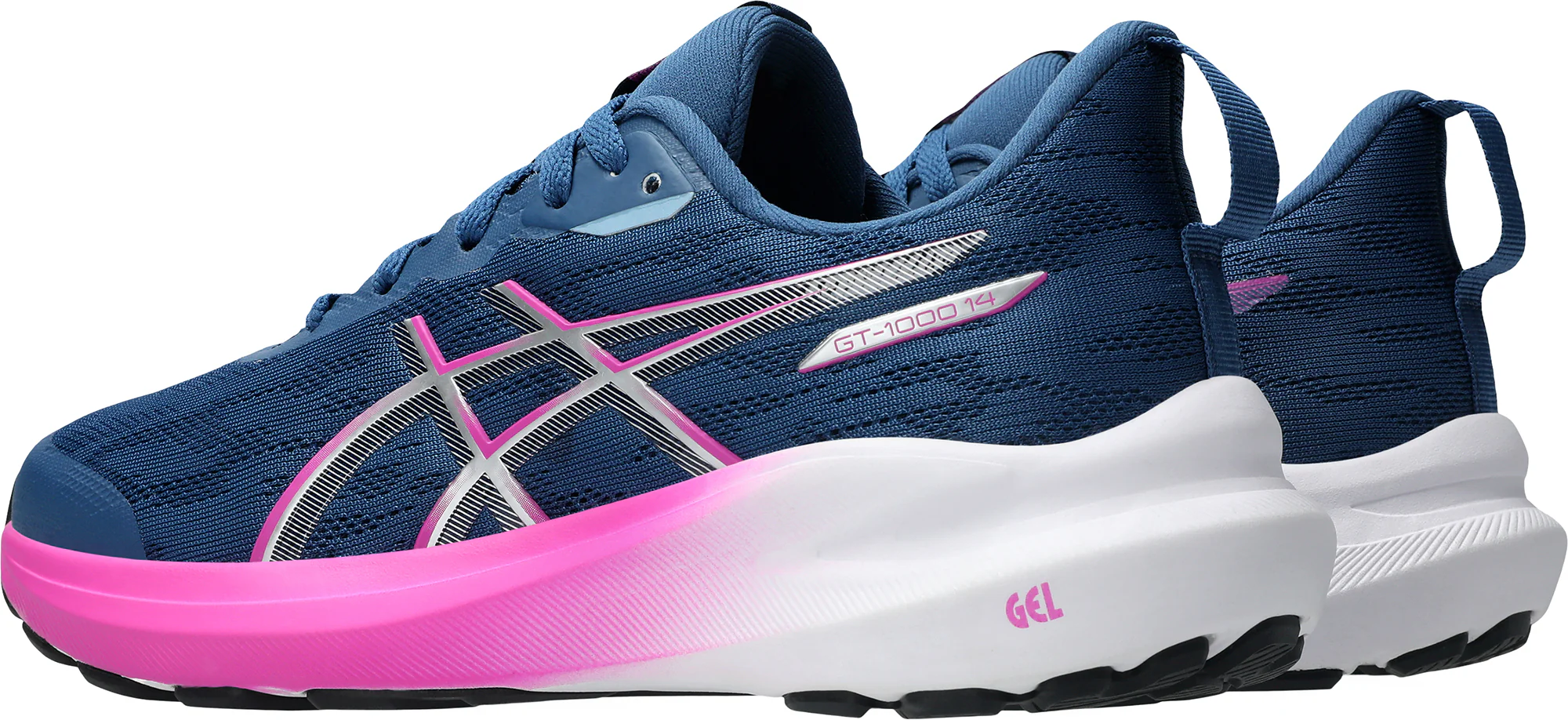 Asics GT 1000 14 GS Junior Running Shoes - Blue - Image 5