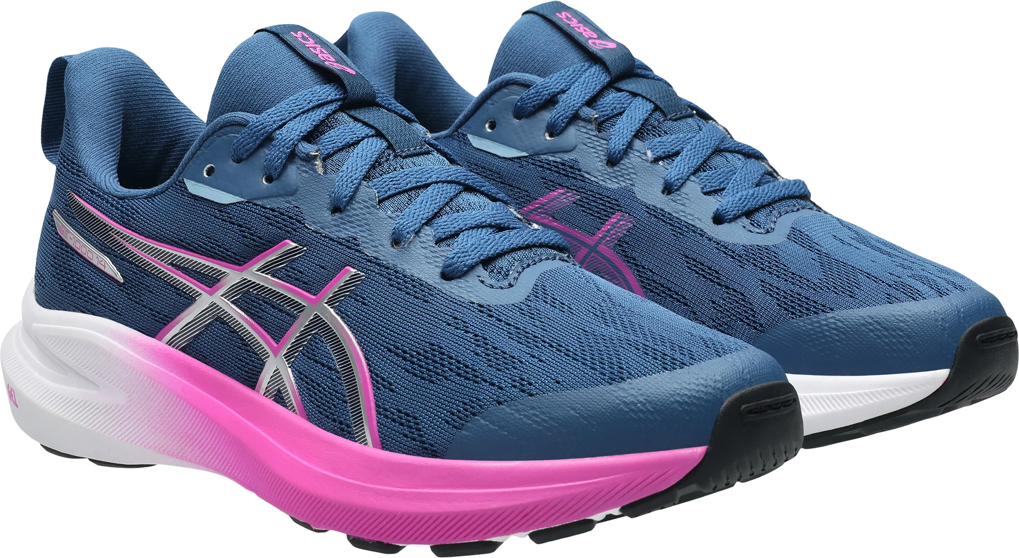 Asics GT 1000 14 GS Junior Running Shoes - Blue - Image 6