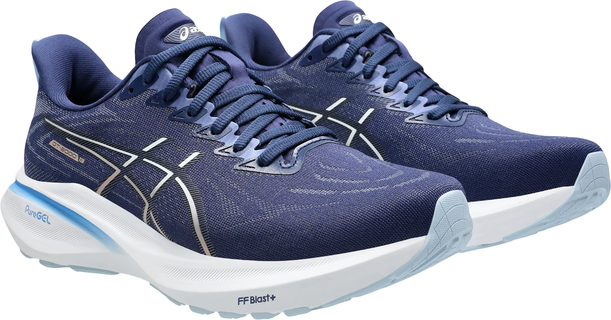 Asics GT 2000 13 Womens Running Shoes - Blue - Image 6