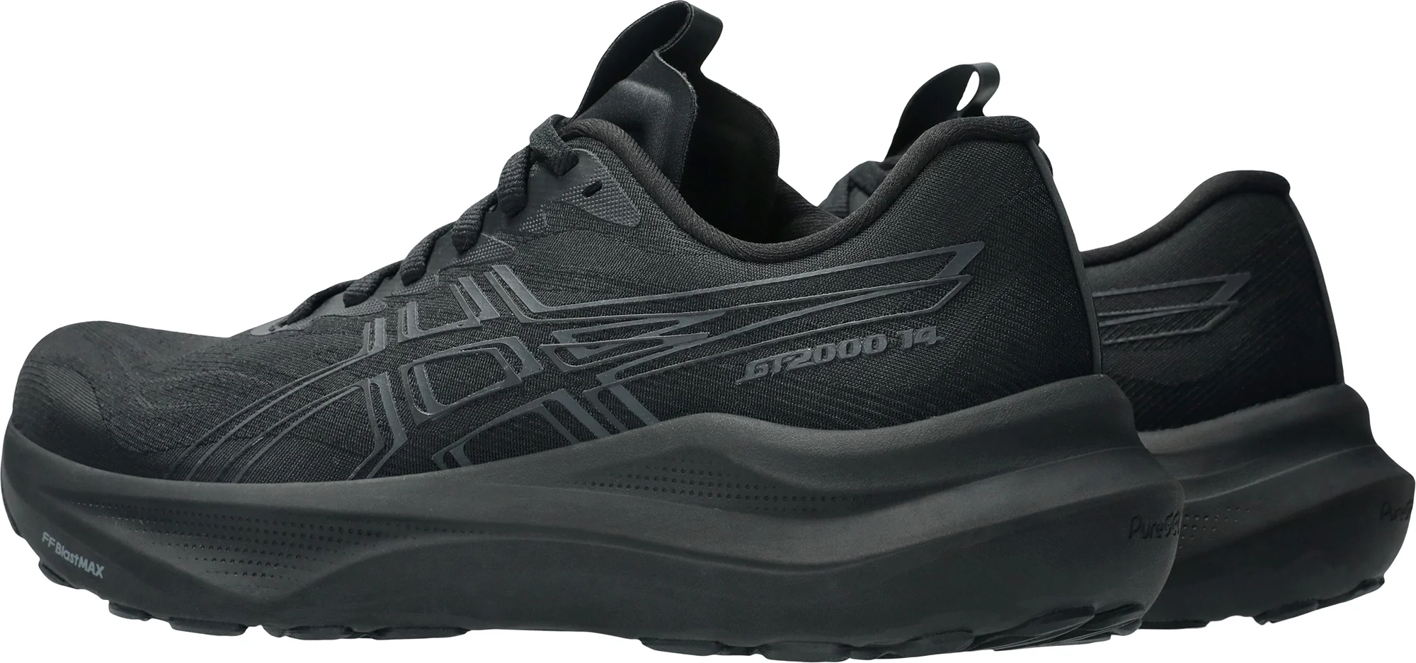 Asics GT 2000 14 Womens Running Shoes - Black - Image 5