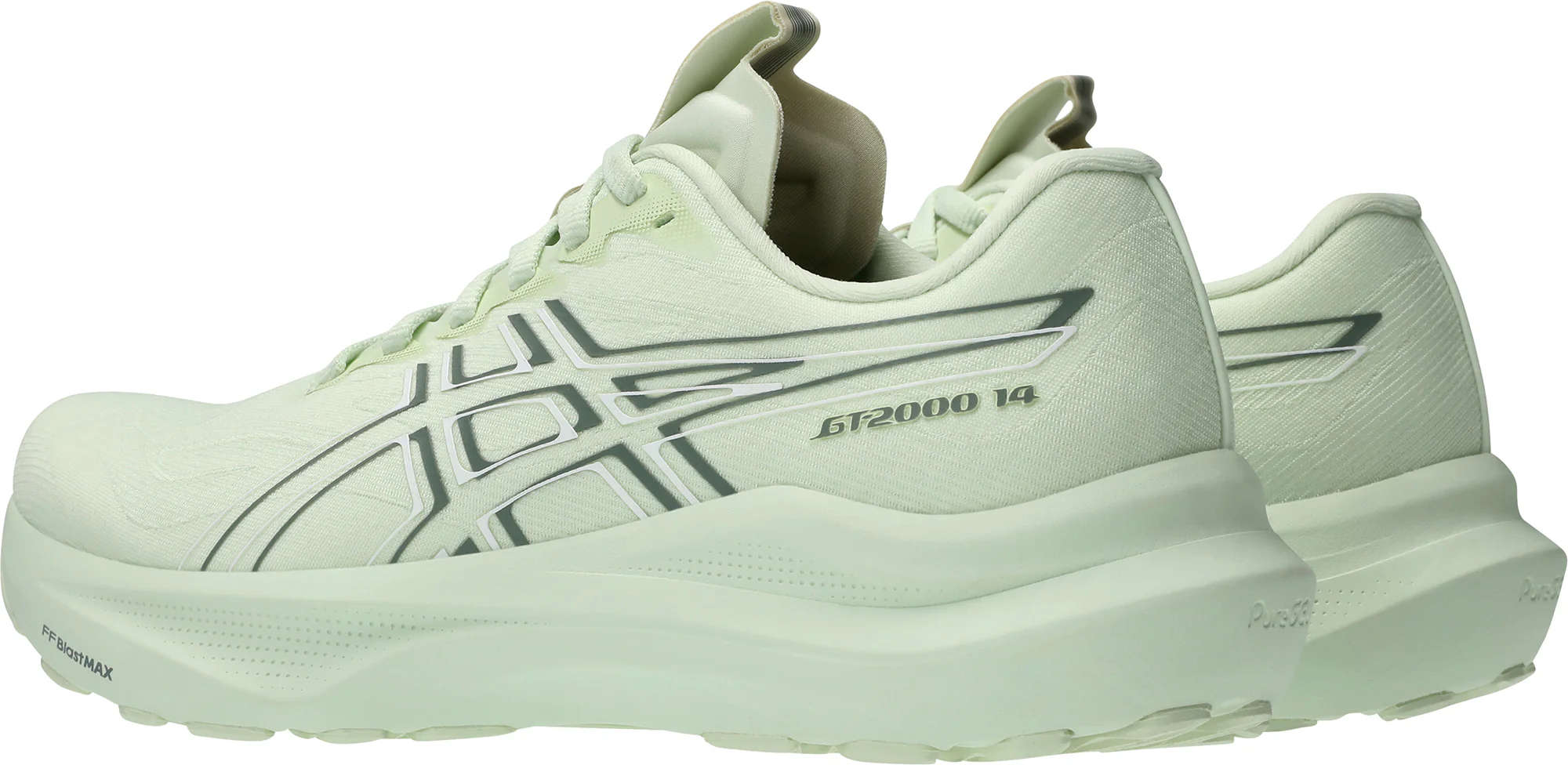 Asics GT 2000 14 Womens Running Shoes - Green - Image 5