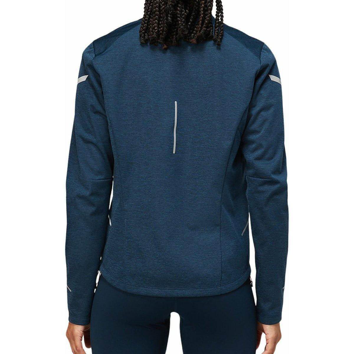 Asics Lite-Show Winter Womens Running Jacket - Navy - Image 2
