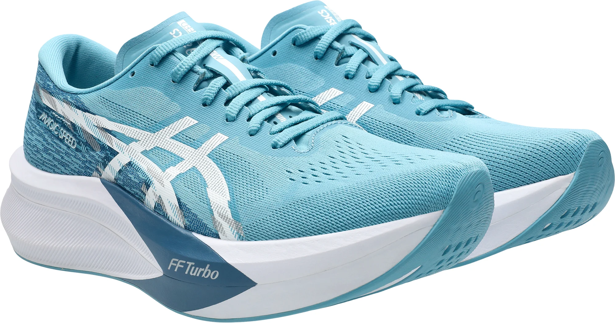 Asics Magic Speed 4 Mens Running Shoes - Blue - Image 6