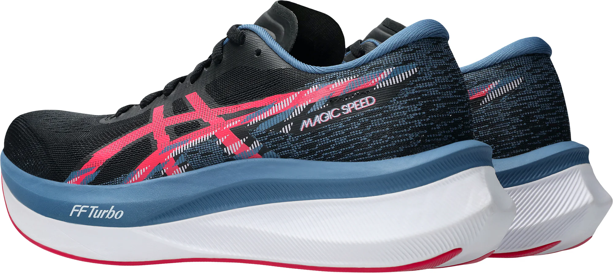 Asics Magic Speed 4 Womens Running Shoes - Black - Image 5