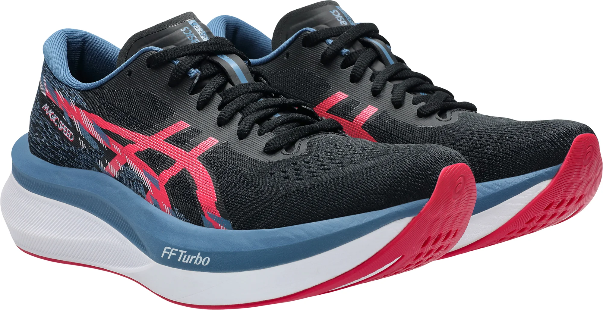 Asics Magic Speed 4 Womens Running Shoes - Black - Image 6