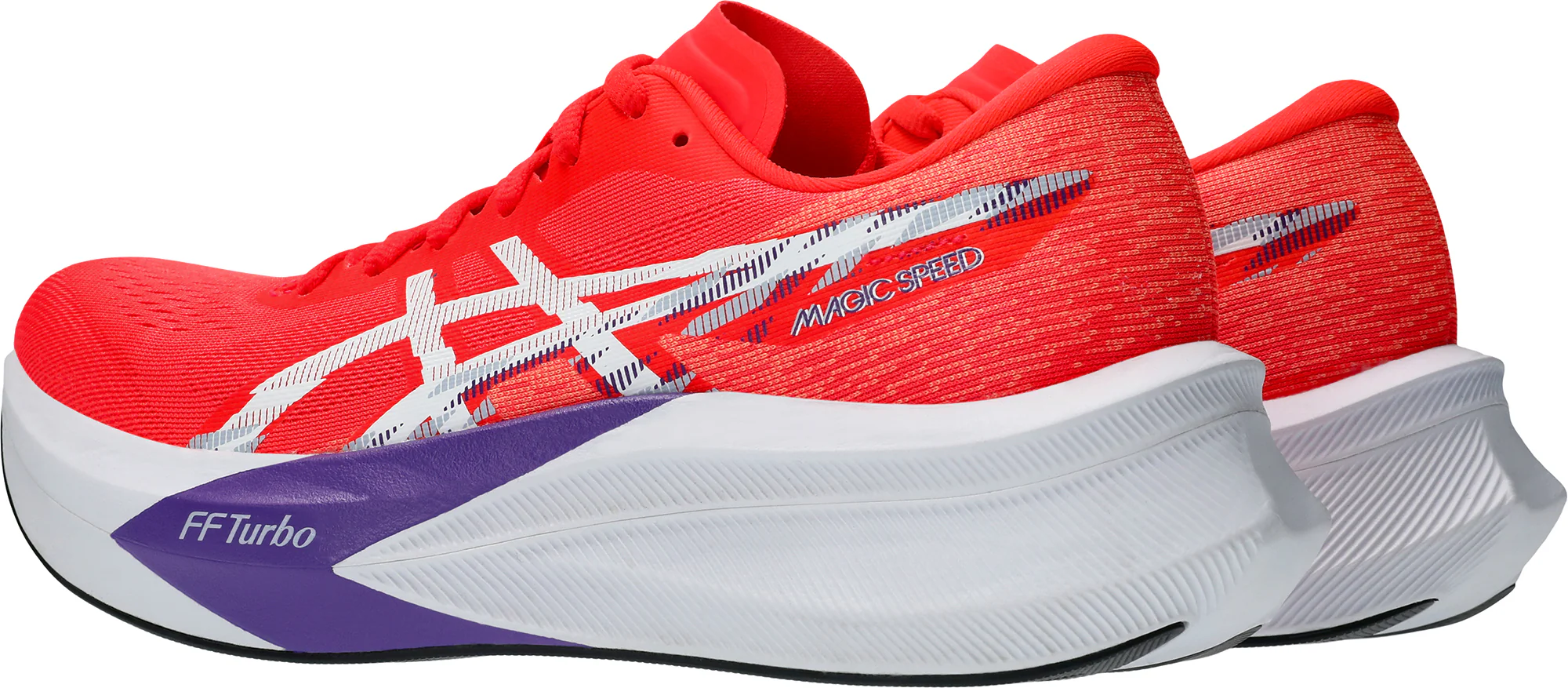Asics Magic Speed 4 Womens Running Shoes - Red - Image 5