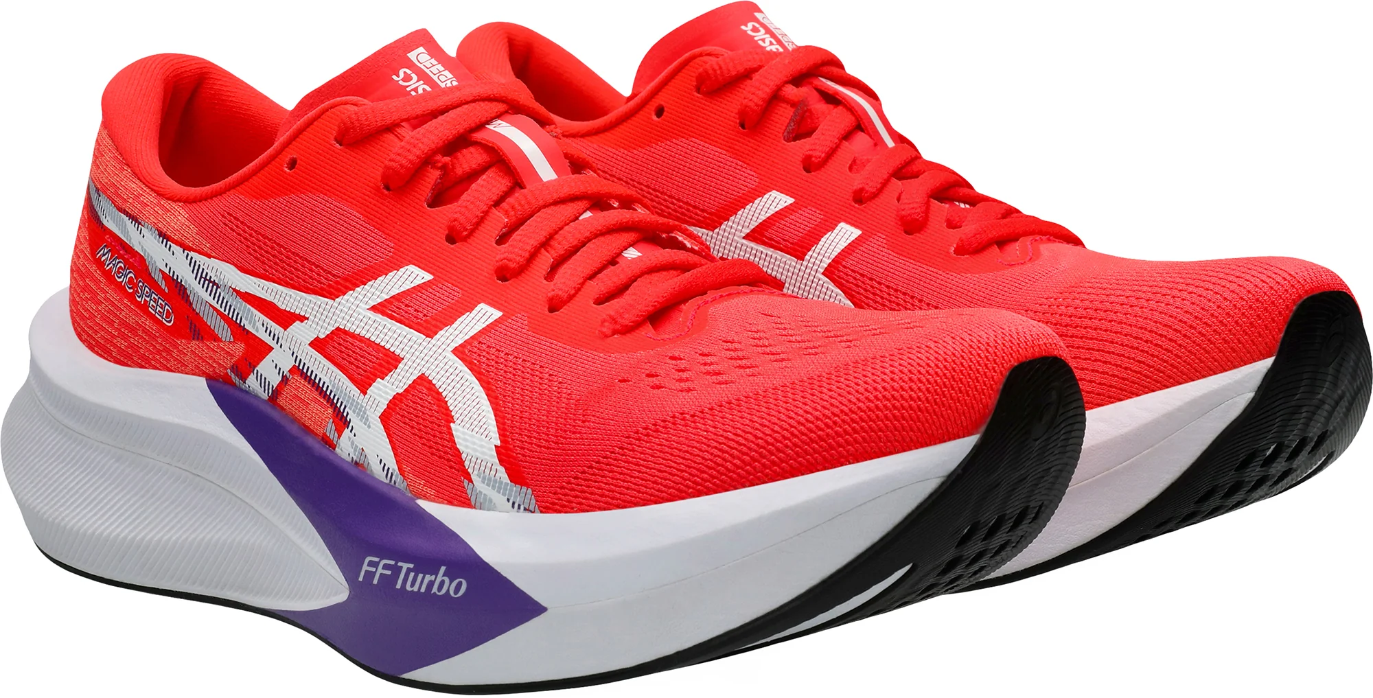 Asics Magic Speed 4 Womens Running Shoes - Red - Image 6