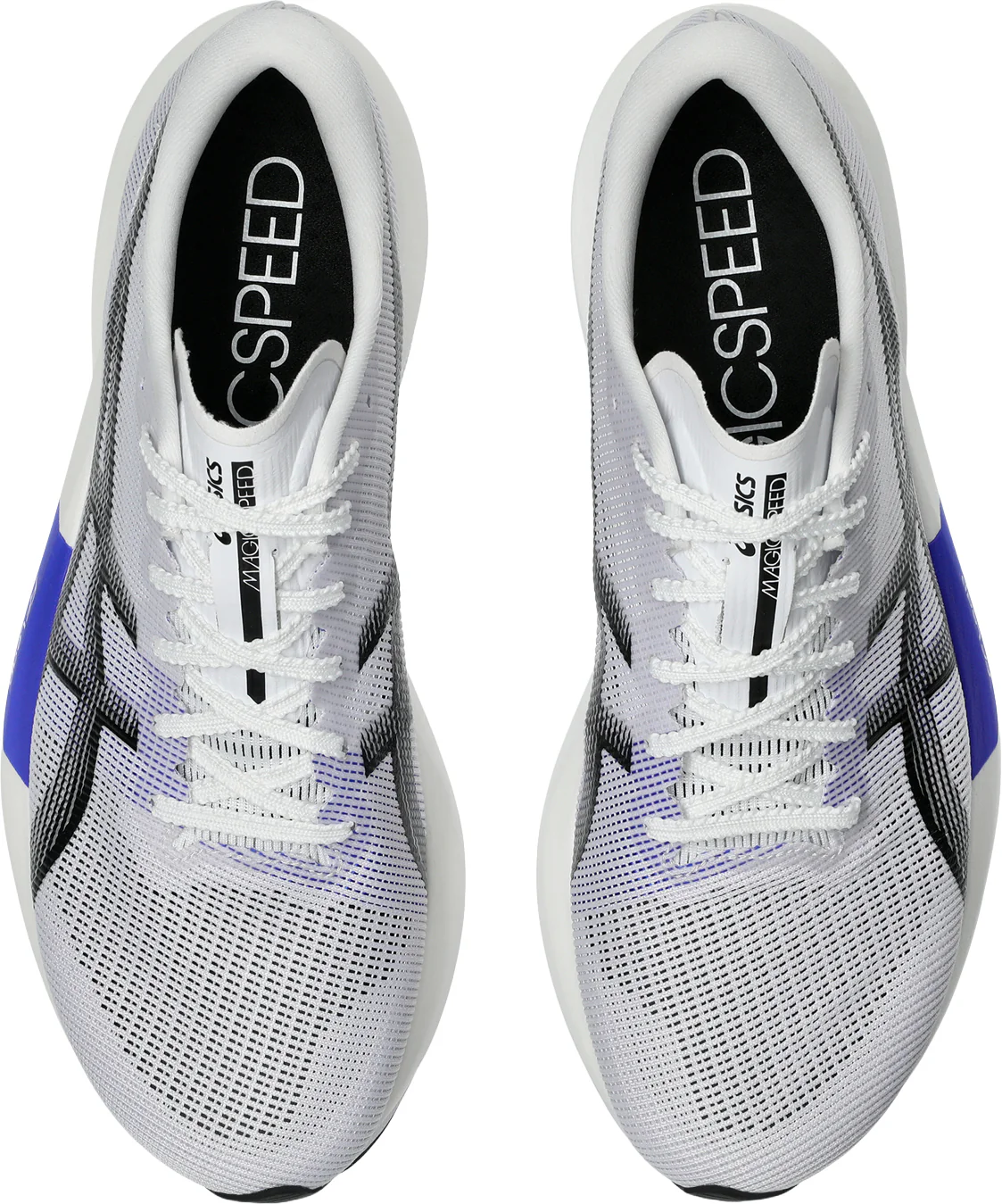 Asics Magic Speed 5 Mens Running Shoes - White - Image 4