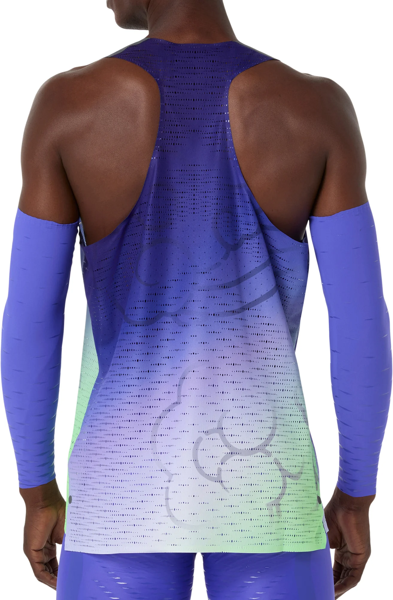 Asics MetaSpeed Mens Running Vest - Blue - Image 2