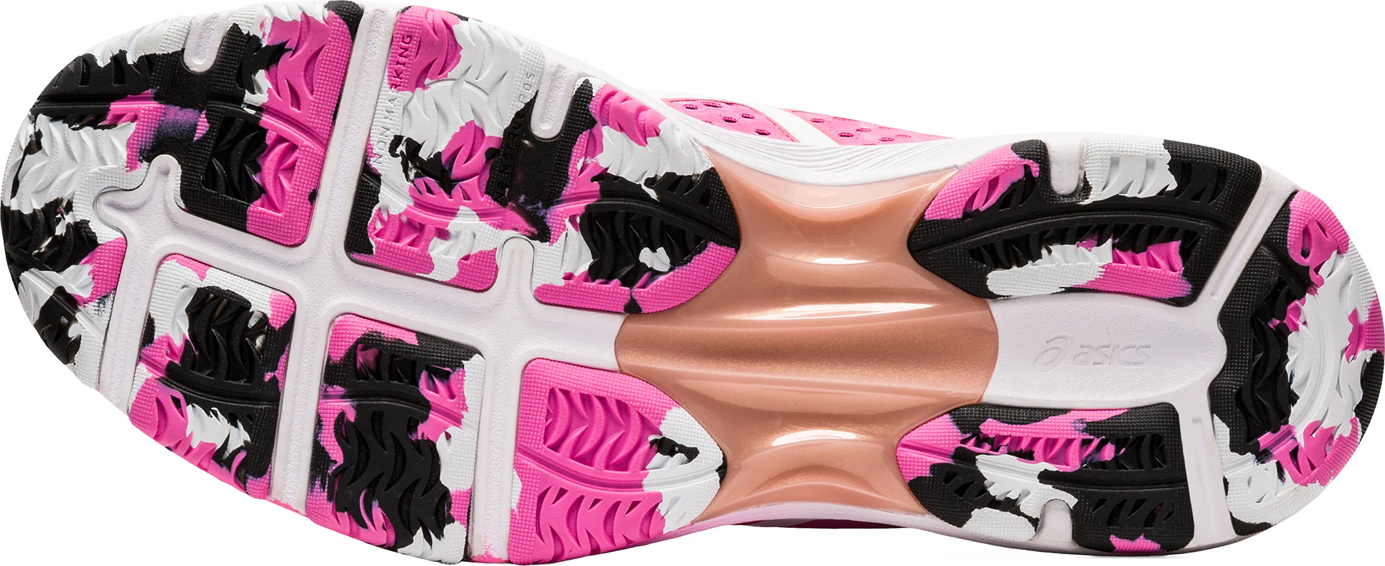 Asics Netburner Professional FF 2 Womens Netball Shoes - Pink - Image 2