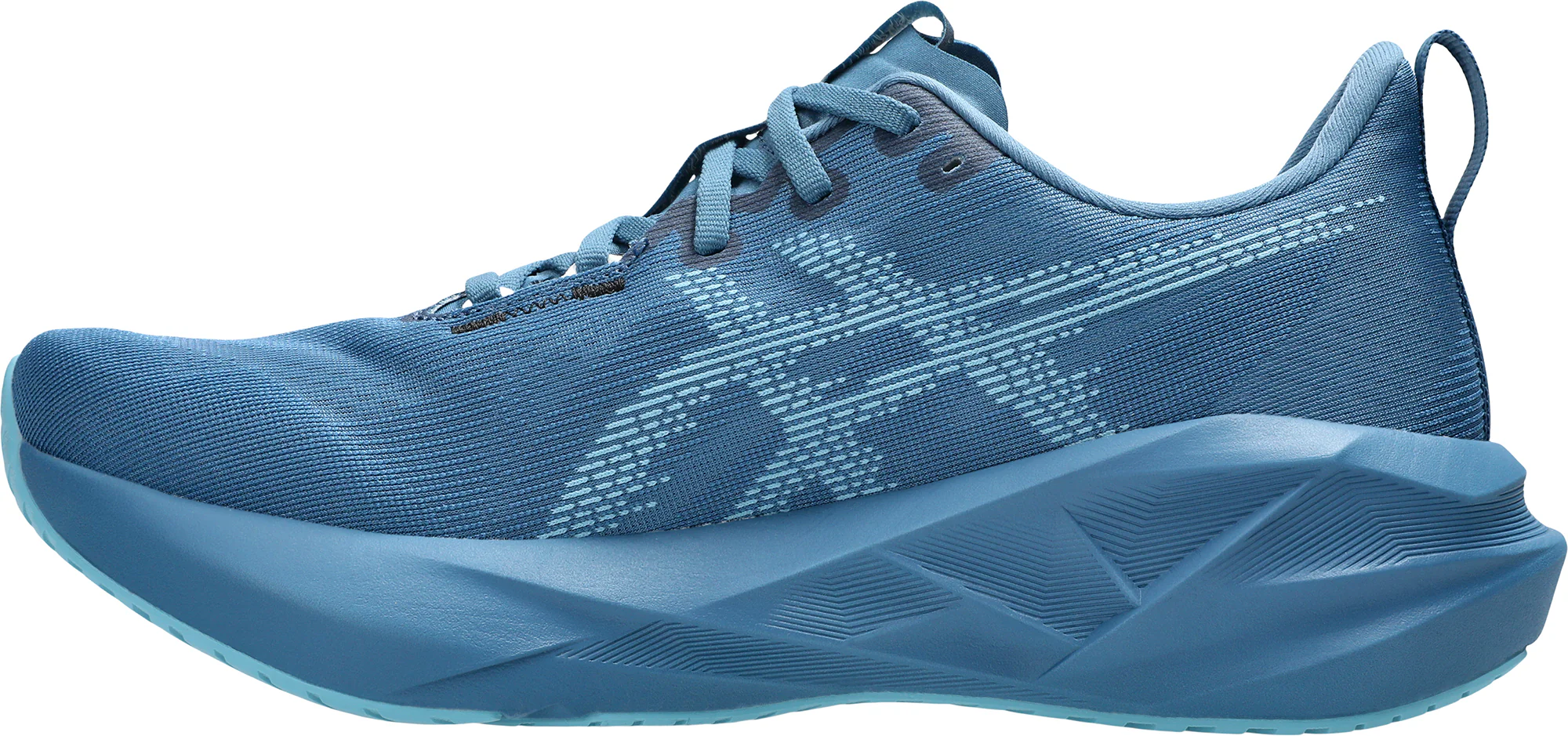 Asics NovaBlast 5 Mens Running Shoes - Blue - Image 3