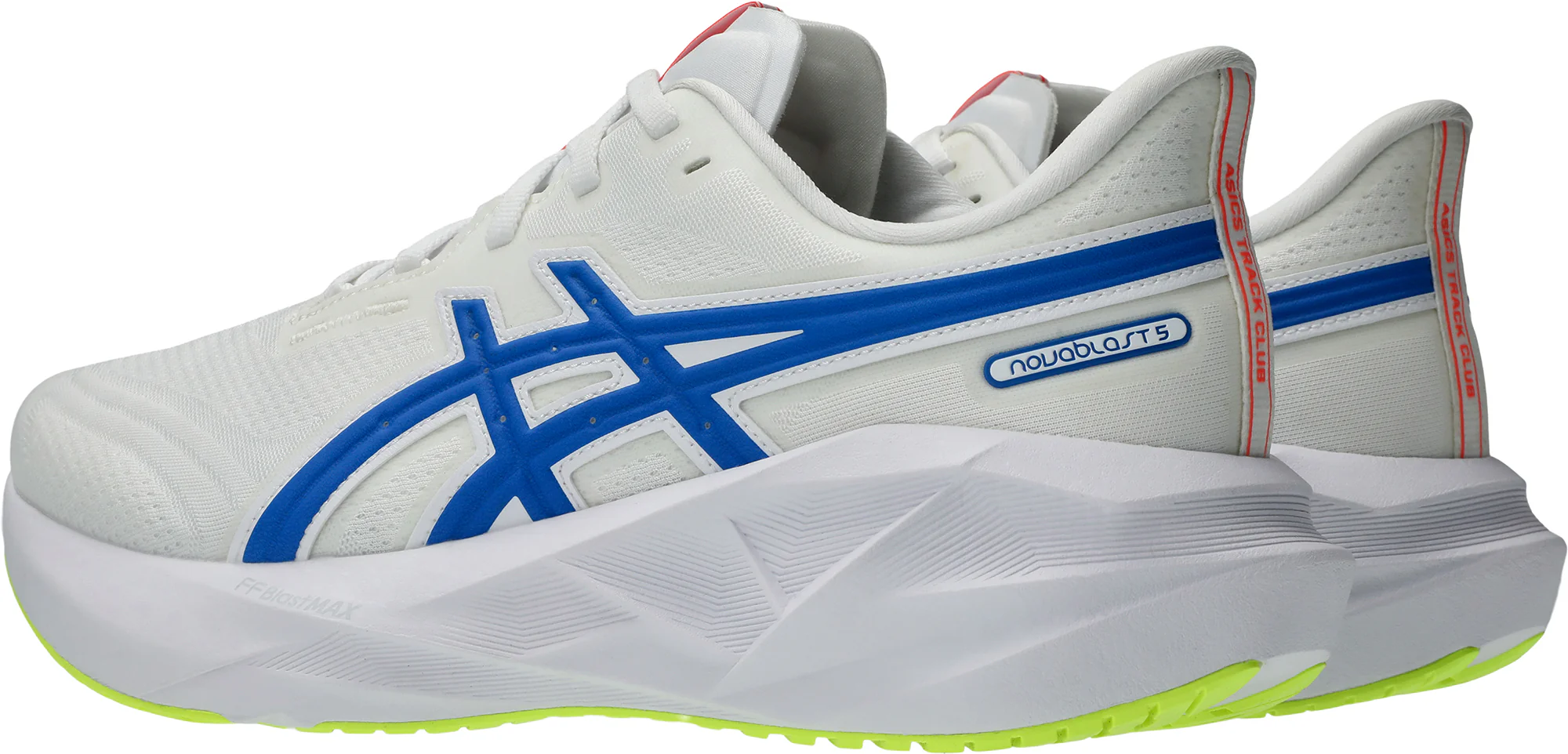 Asics NovaBlast 5 Mens Running Shoes - White - Image 5