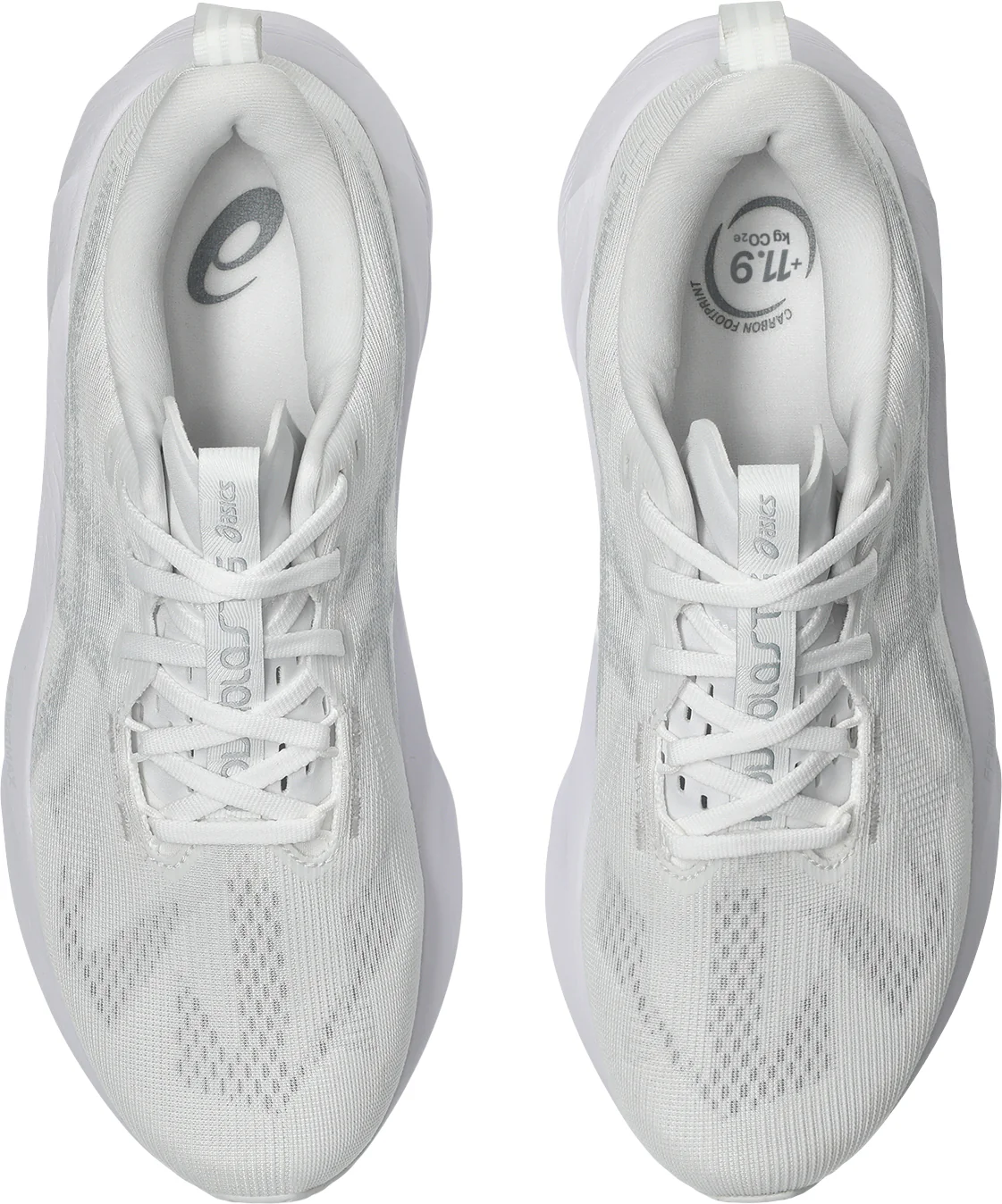 Asics NovaBlast 5 Mens Running Shoes - White - Image 4