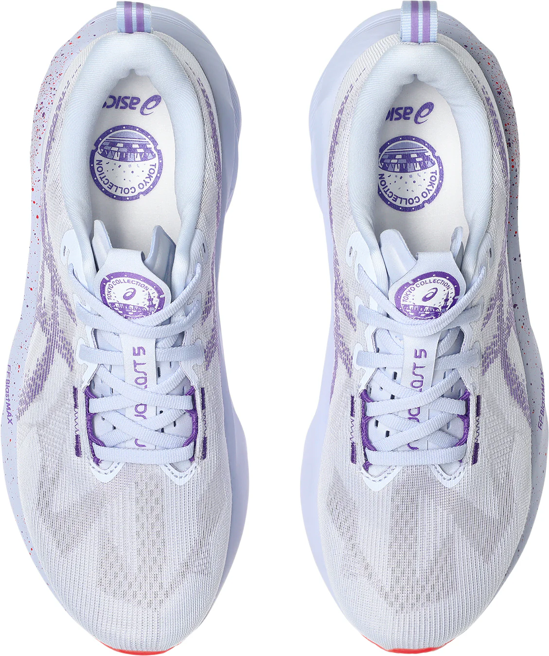 Asics NovaBlast 5 Tokyo Mens Running Shoes- Purple - Image 4