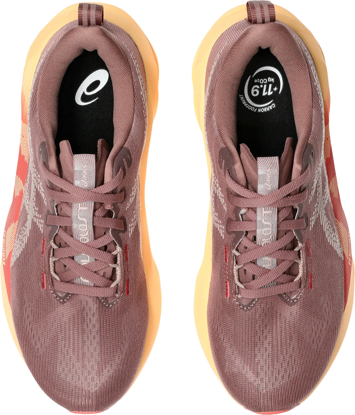 Asics NovaBlast 5 Womens Running Shoes - Red - Image 4