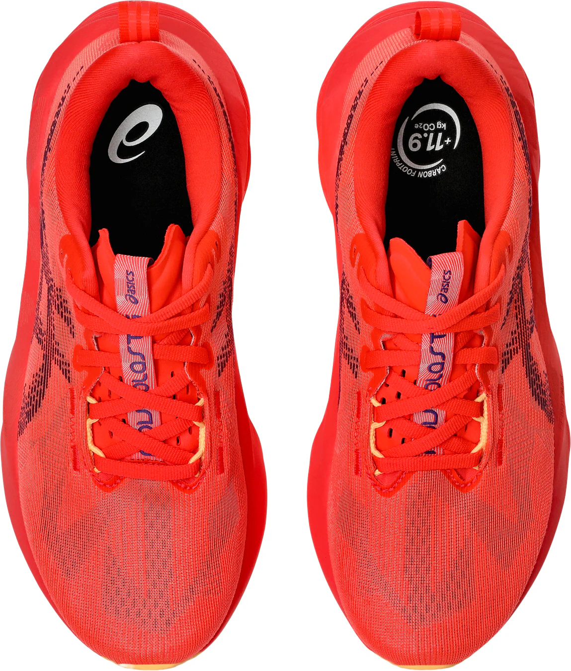 Asics NovaBlast 5 Womens Running Shoes - Red - Image 4