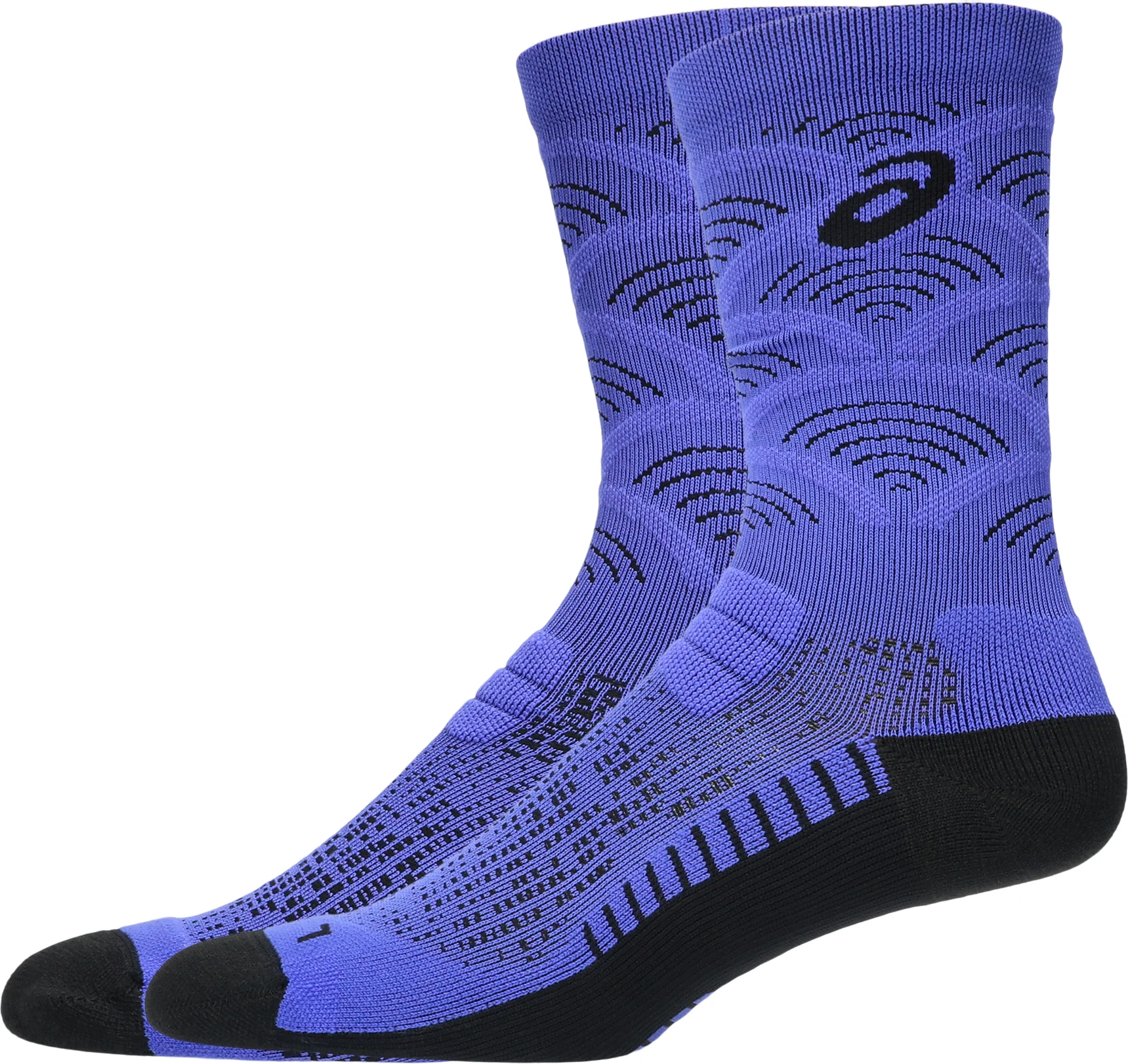 Asics Performance Crew Running Socks - Blue - Image 2