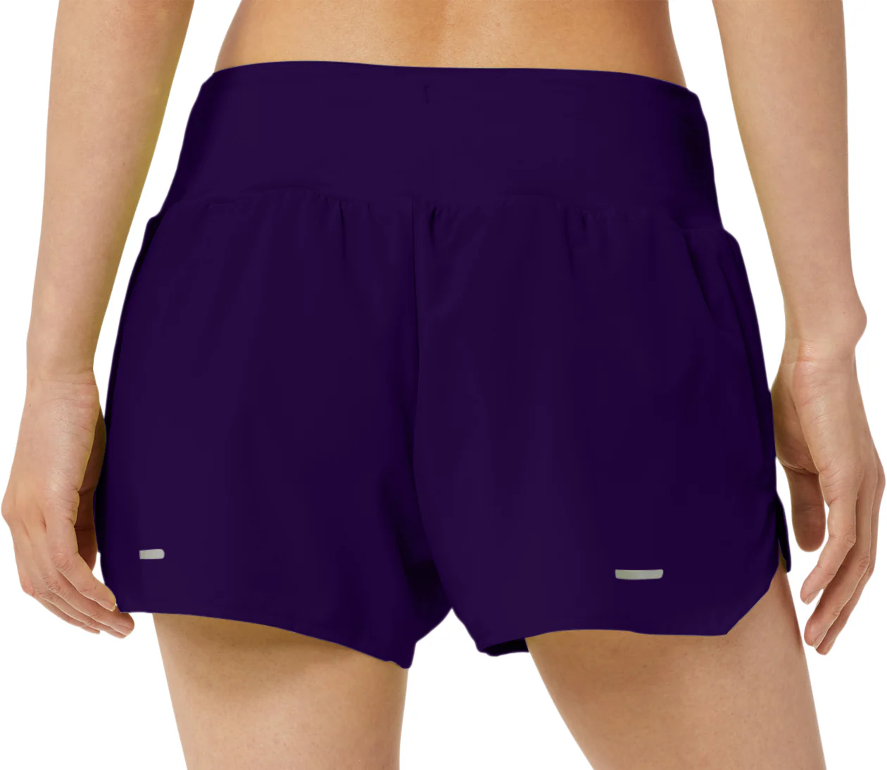Asics Road 3.5 Inch Womens Running Shorts - Blue - Image 2